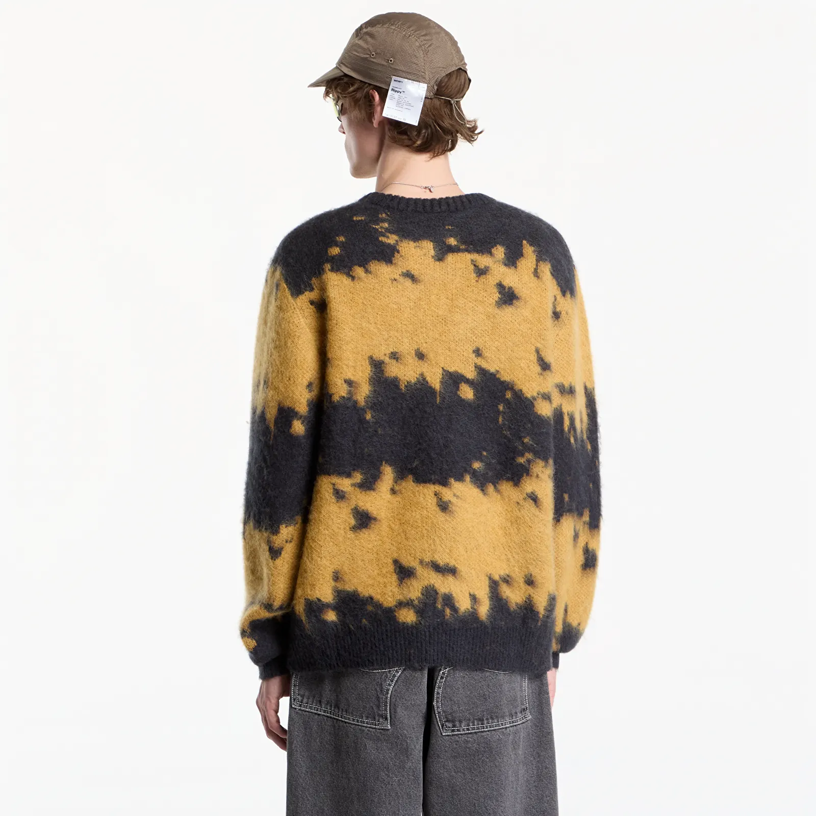 Sweaters voor heren Gramicci Mohair Splatter Sweater Safron Splatter