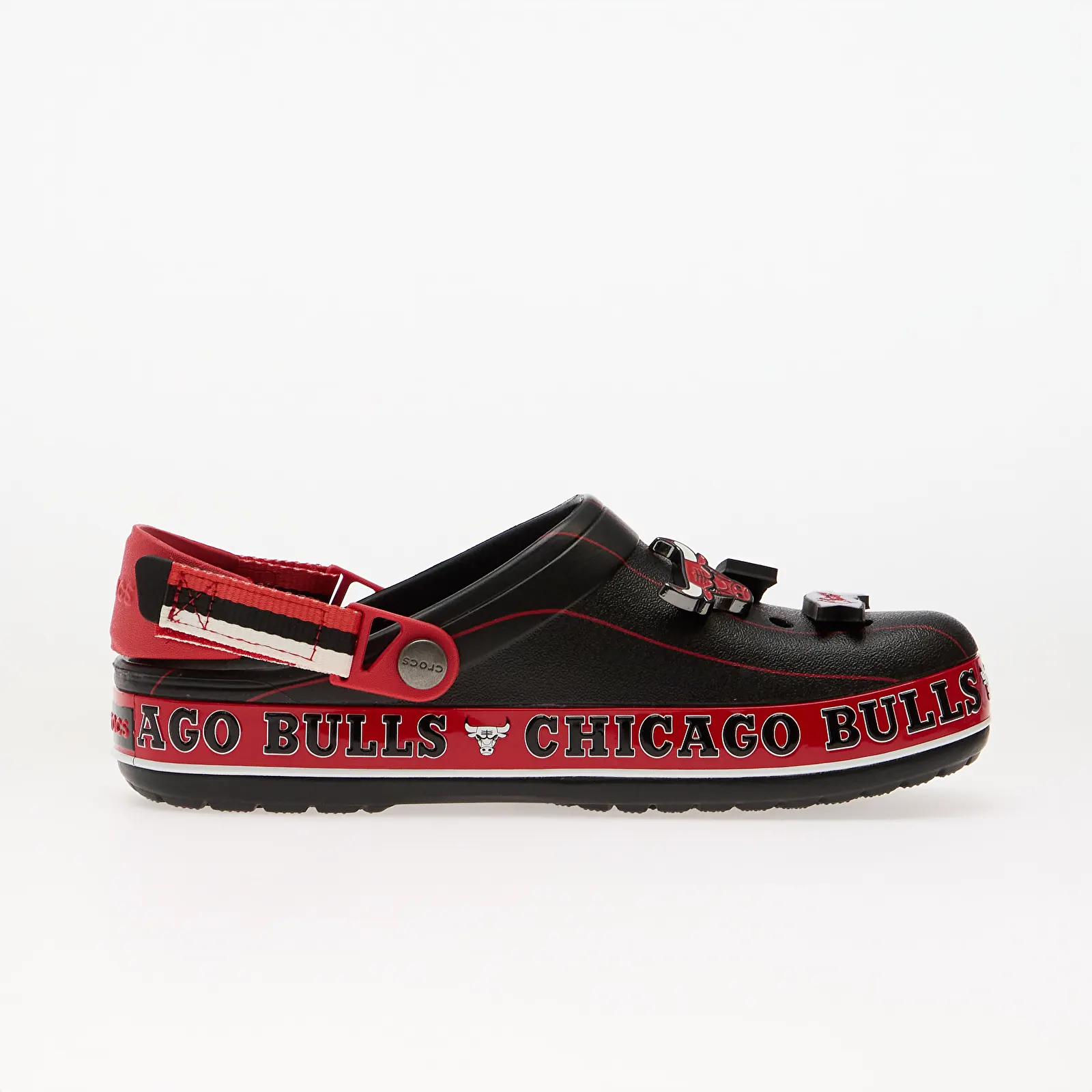 Мужские шлепанцы Crocs x NBA Chicago Bulls Hardwood Classics Crocband Clog Multi