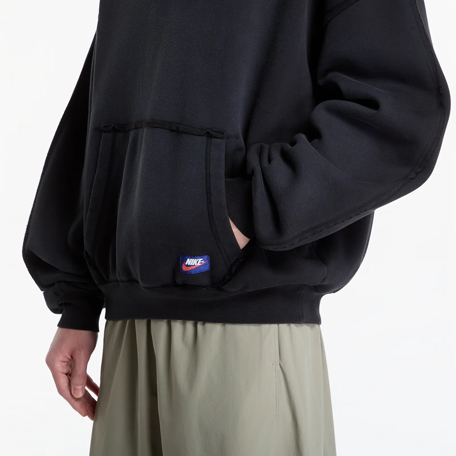 Sweats à capuche homme Jordan Flight Wings Men's Fleece Pullover Hoodie Black/ University Red