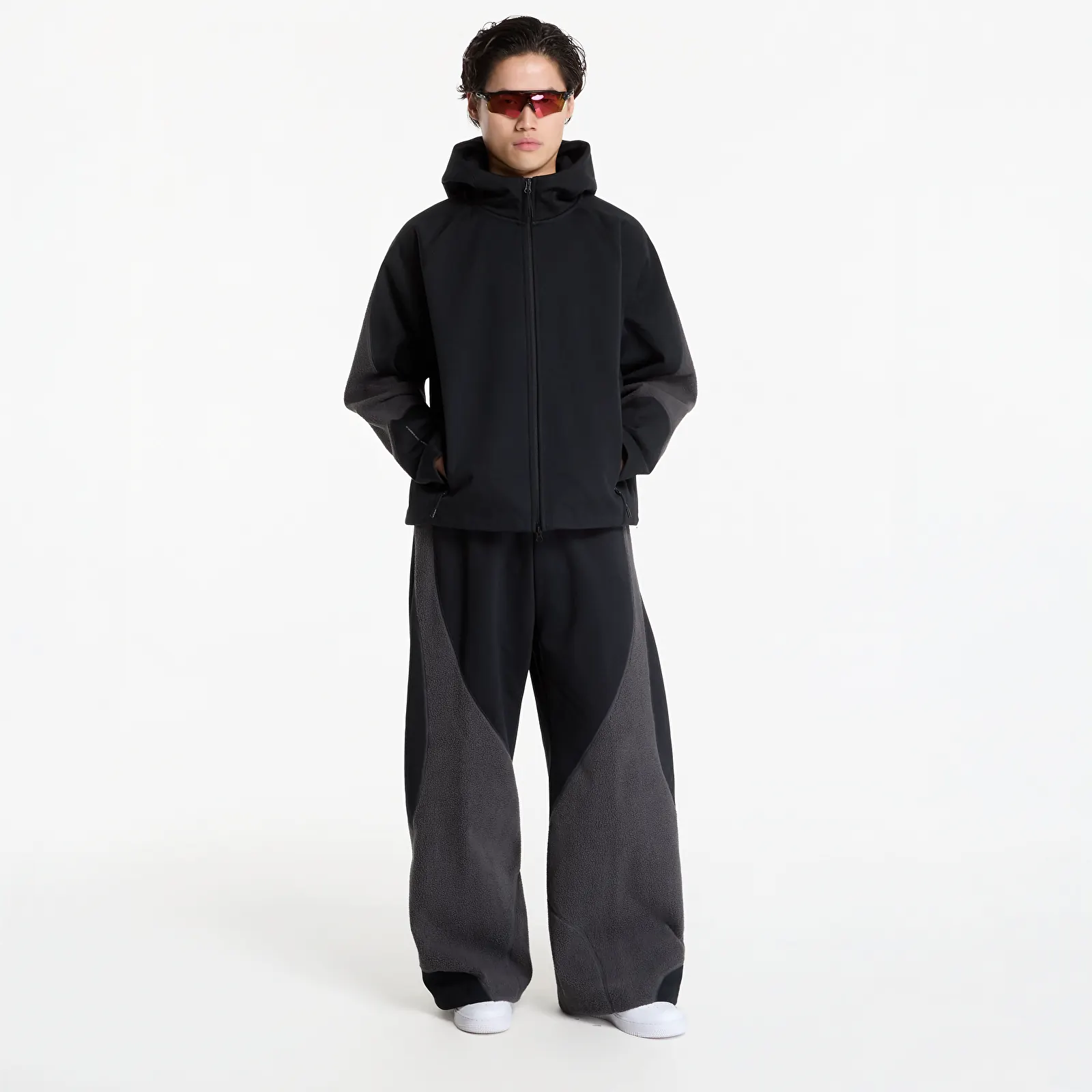 Moške trenirke  Nike Tech Boreas Loose Therma-FIT Open-Hem Pants Black/ Anthracite/ Black