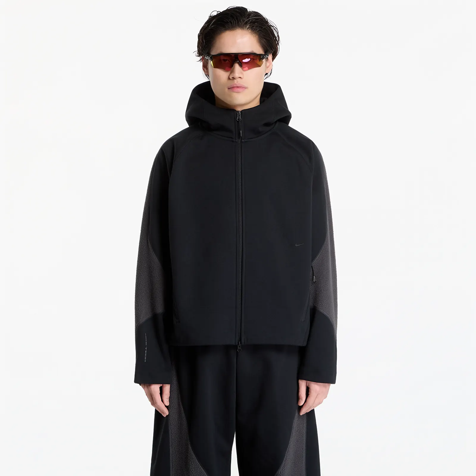 Meeste kampsunid Nike Tech Boreas Therma-FIT Full-Zip Hoodie Black/ Anthracite/ Black