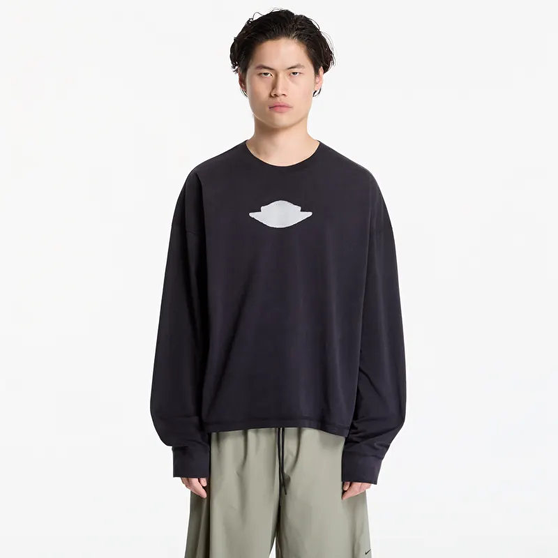 Póló Jordan Black Cat Long Sleeve Tee Black/ Sail