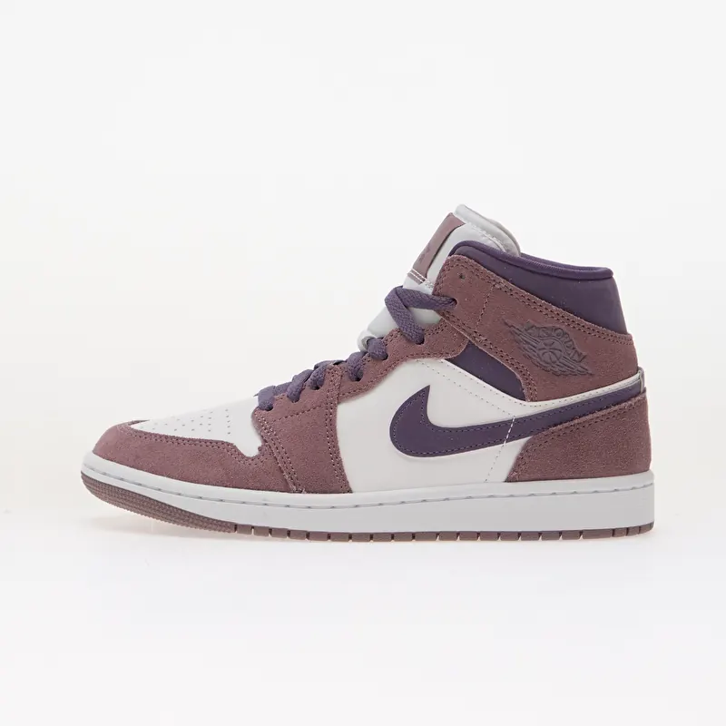 Air Jordan 1 Mid Purple Smoke/ Canyon Purple-White