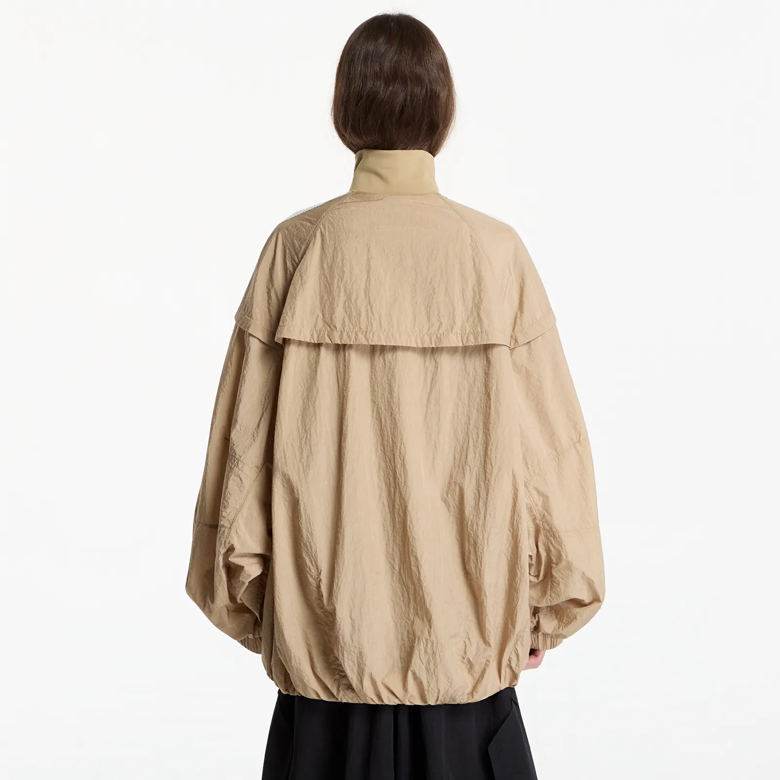 Damesjassen Nike Sportswear Women's Oversized Balloon Track Jacket Parachute Beige/ Sail/ Parachute Beige