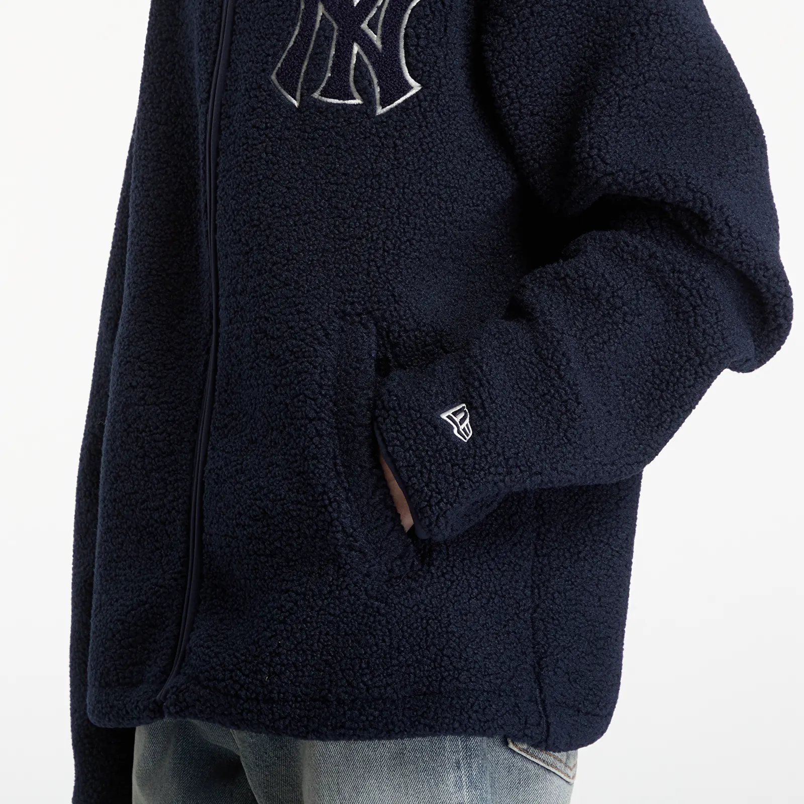 Herenjassen New Era MLB Sherpa Jacket New York Yankees UNISEX Navy