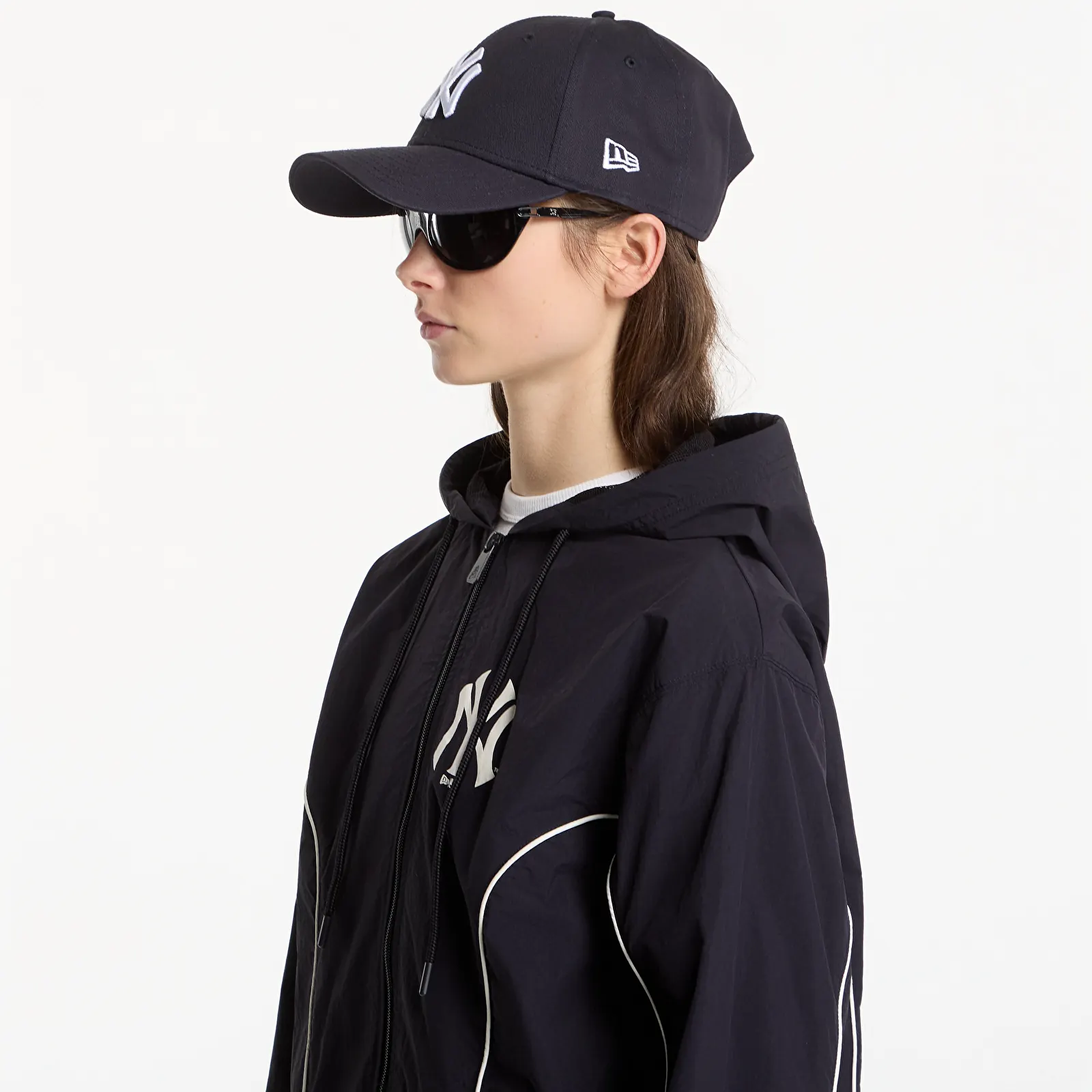 Pánské bundy New Era MLB Piping Track Jacket New York Yankees UNISEX Navy