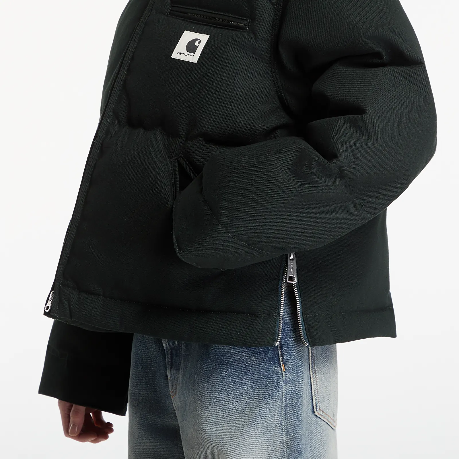 Damesjassen Carhartt WIP W' Raymond Jacket Raven/ Black