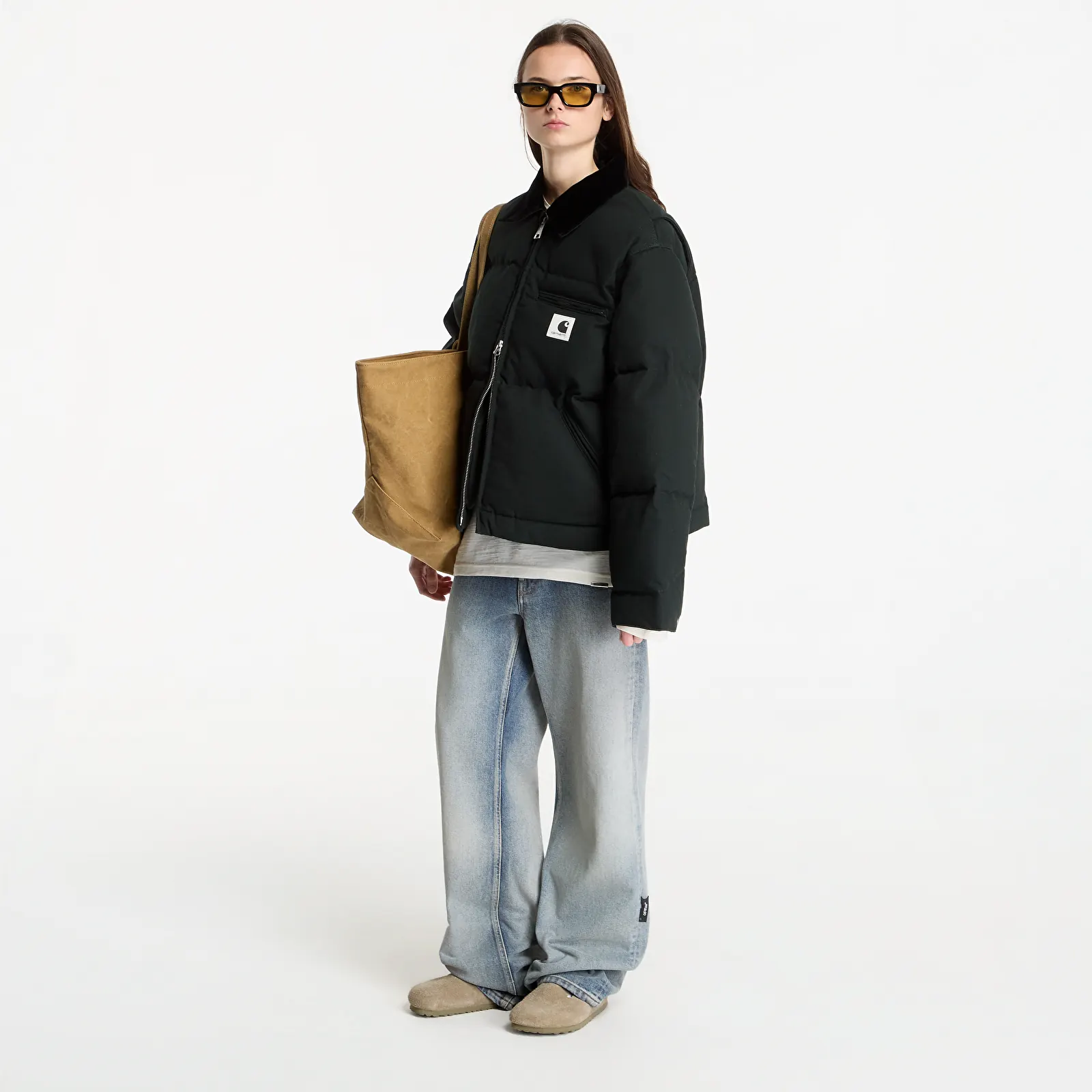 Damesjassen Carhartt WIP W' Raymond Jacket Raven/ Black
