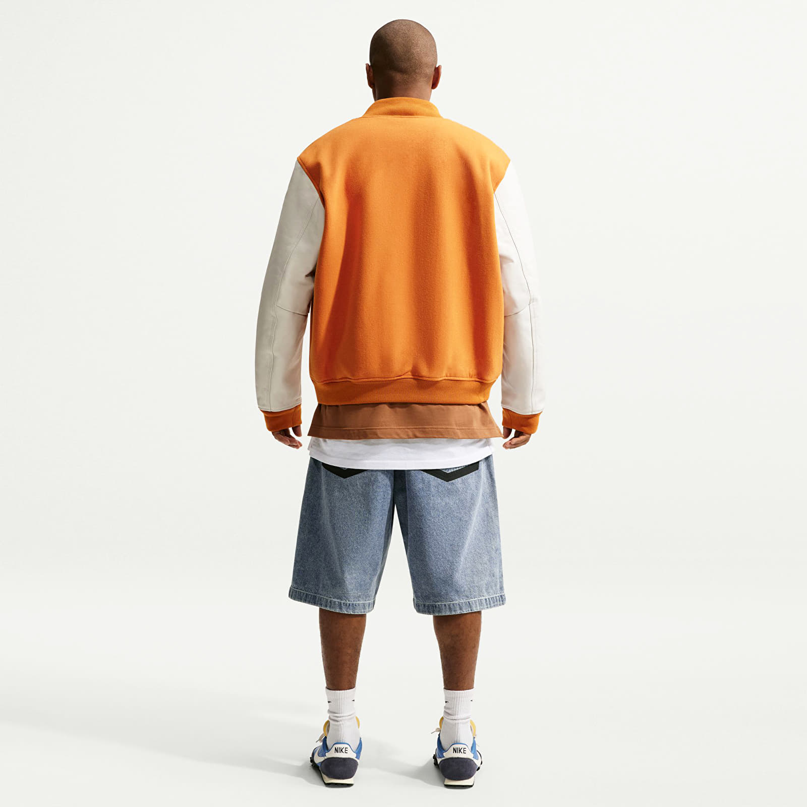 Shorts homme Nike Sportswear Men's Indigo Denim Shorts Blue Denim/ Haiind/ Black/ Safety Orange