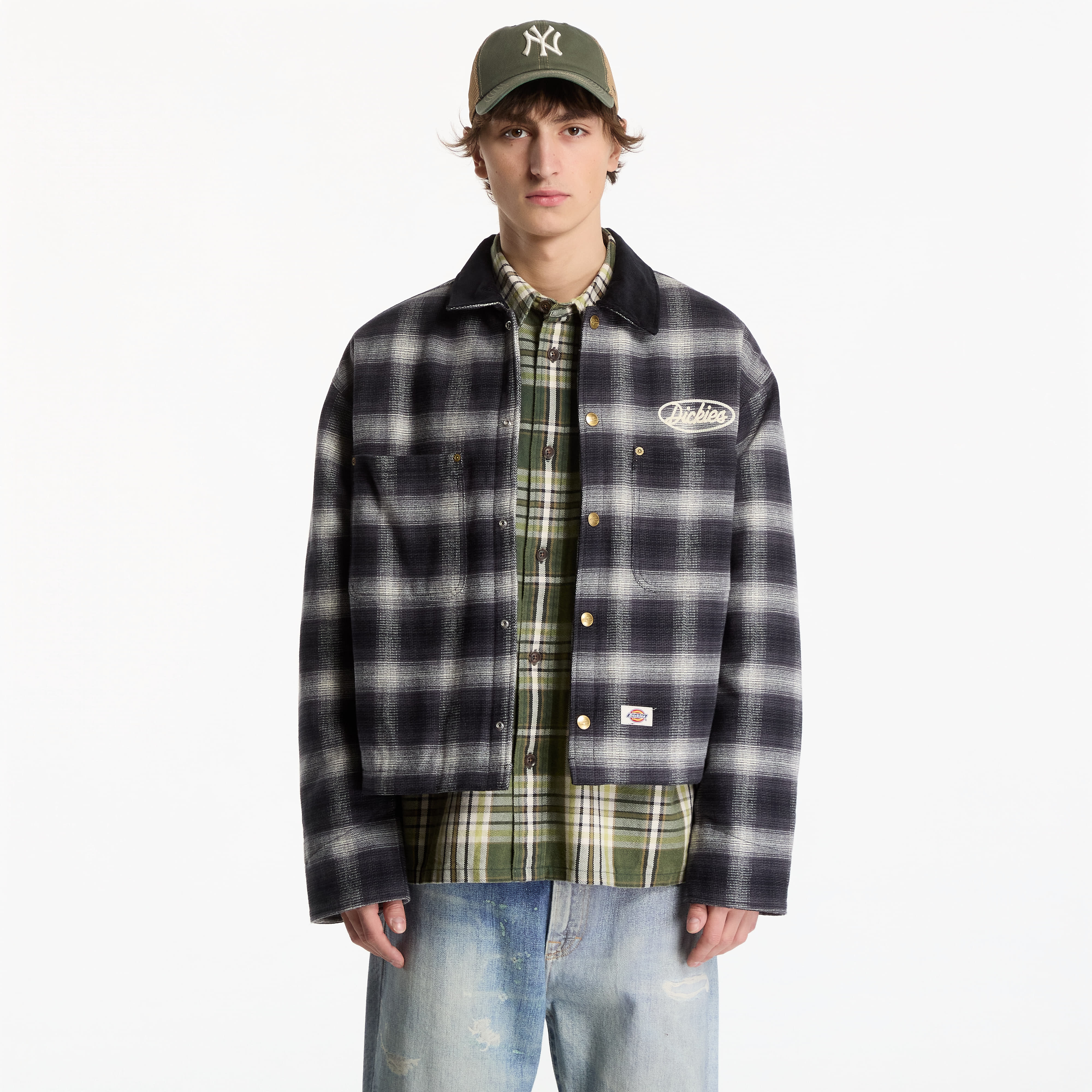 Яке Dickies Taylor Flannel Jacket Black XL