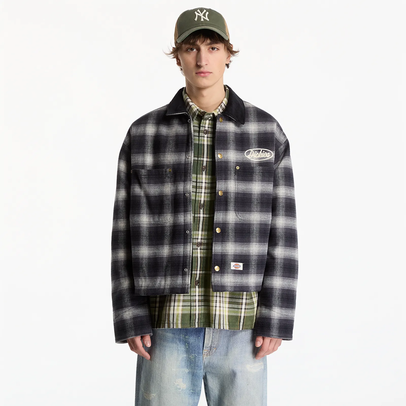 Vestes pour hommes Dickies Taylor Flannel Jacket Black