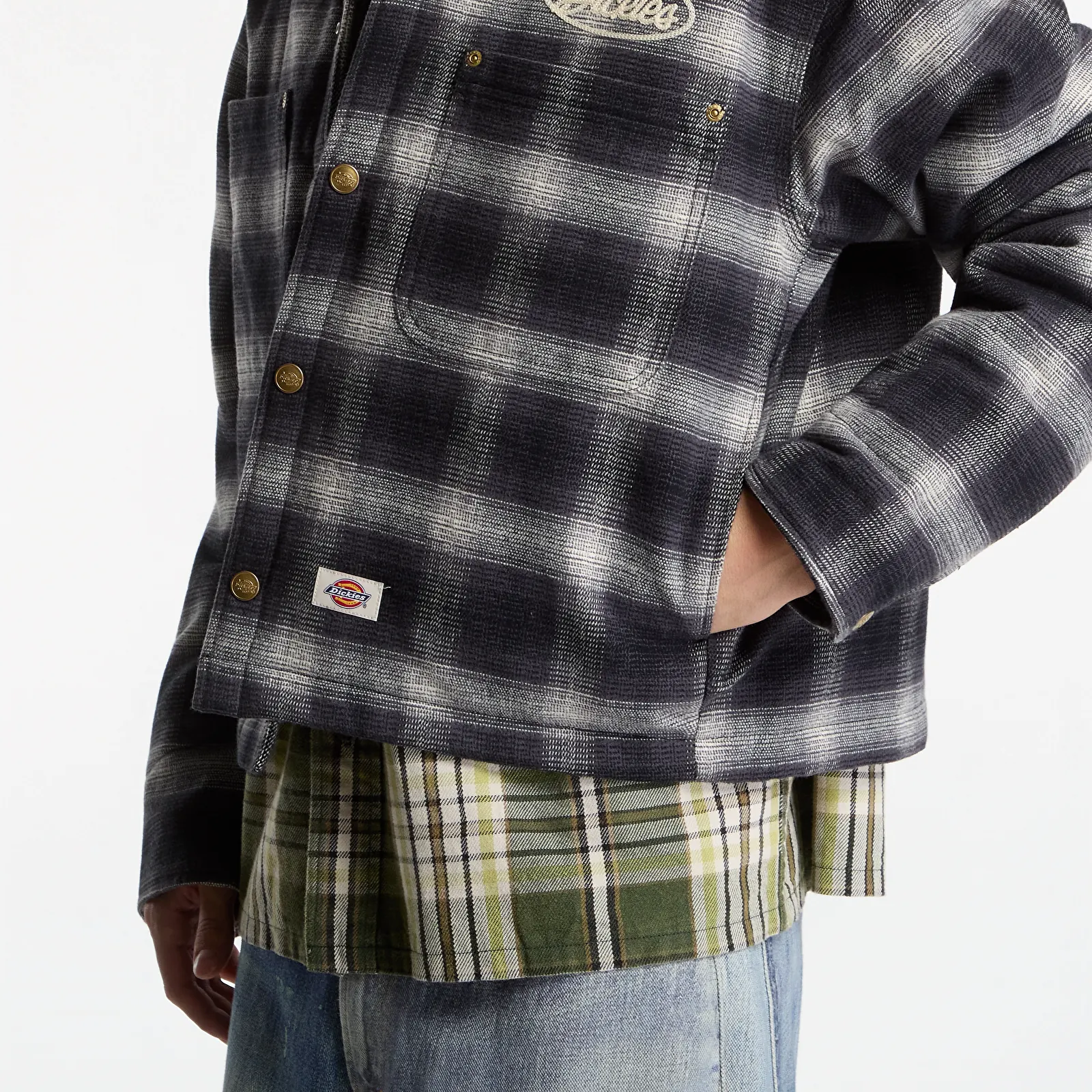 Vestes pour hommes Dickies Taylor Flannel Jacket Black