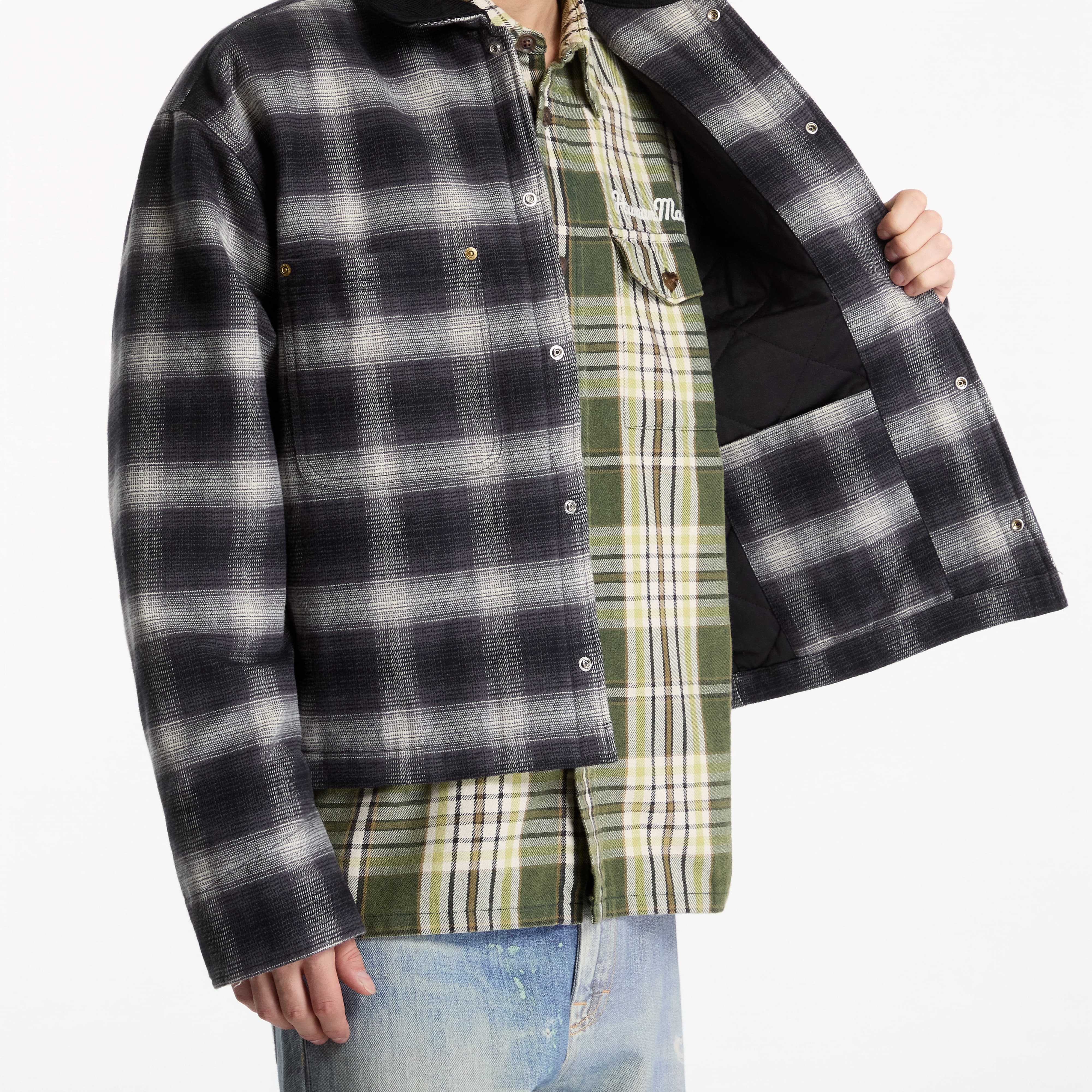 Dickies Μπουφάν Dickies Taylor Flannel Jacket Black M - 4