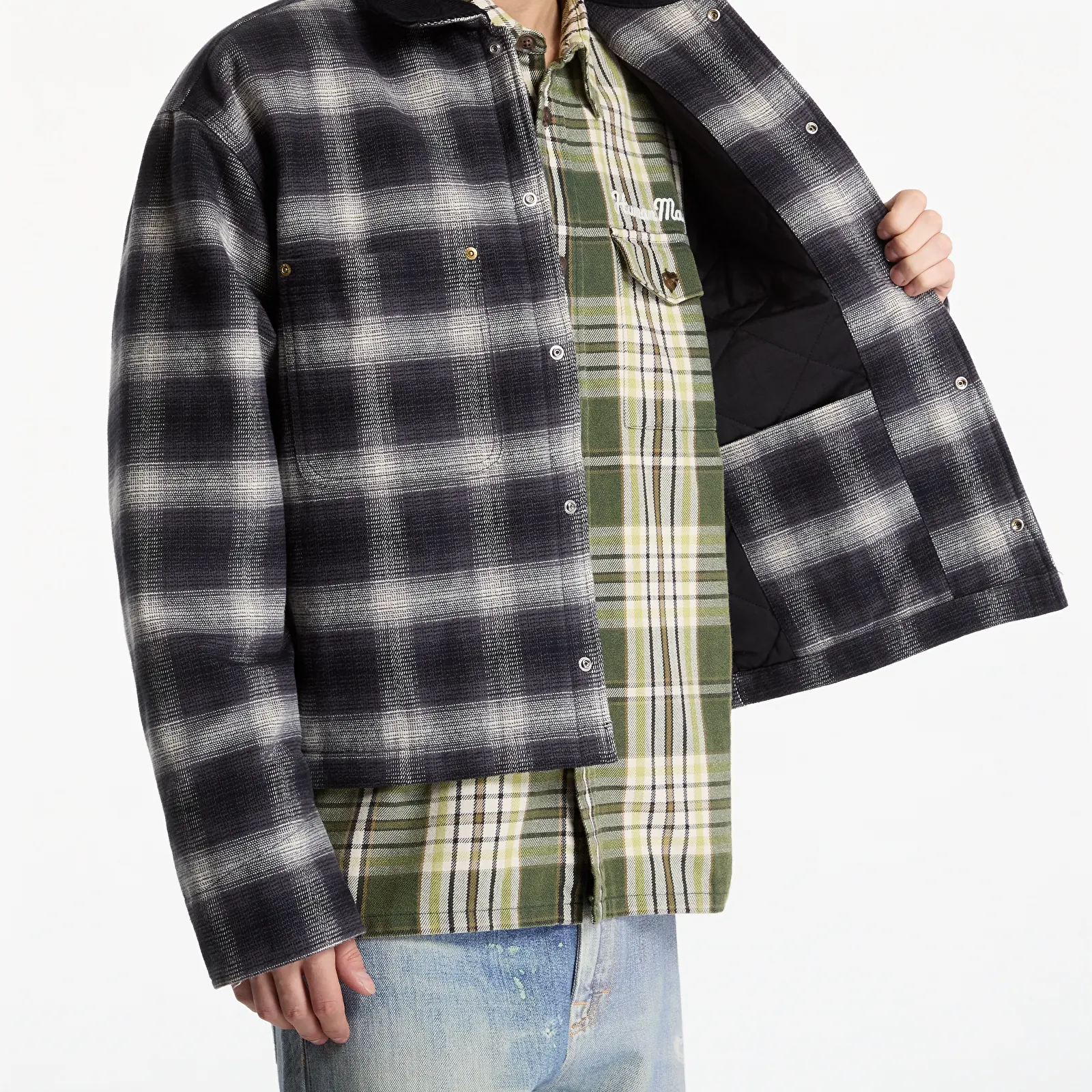 Vestes pour hommes Dickies Taylor Flannel Jacket Black