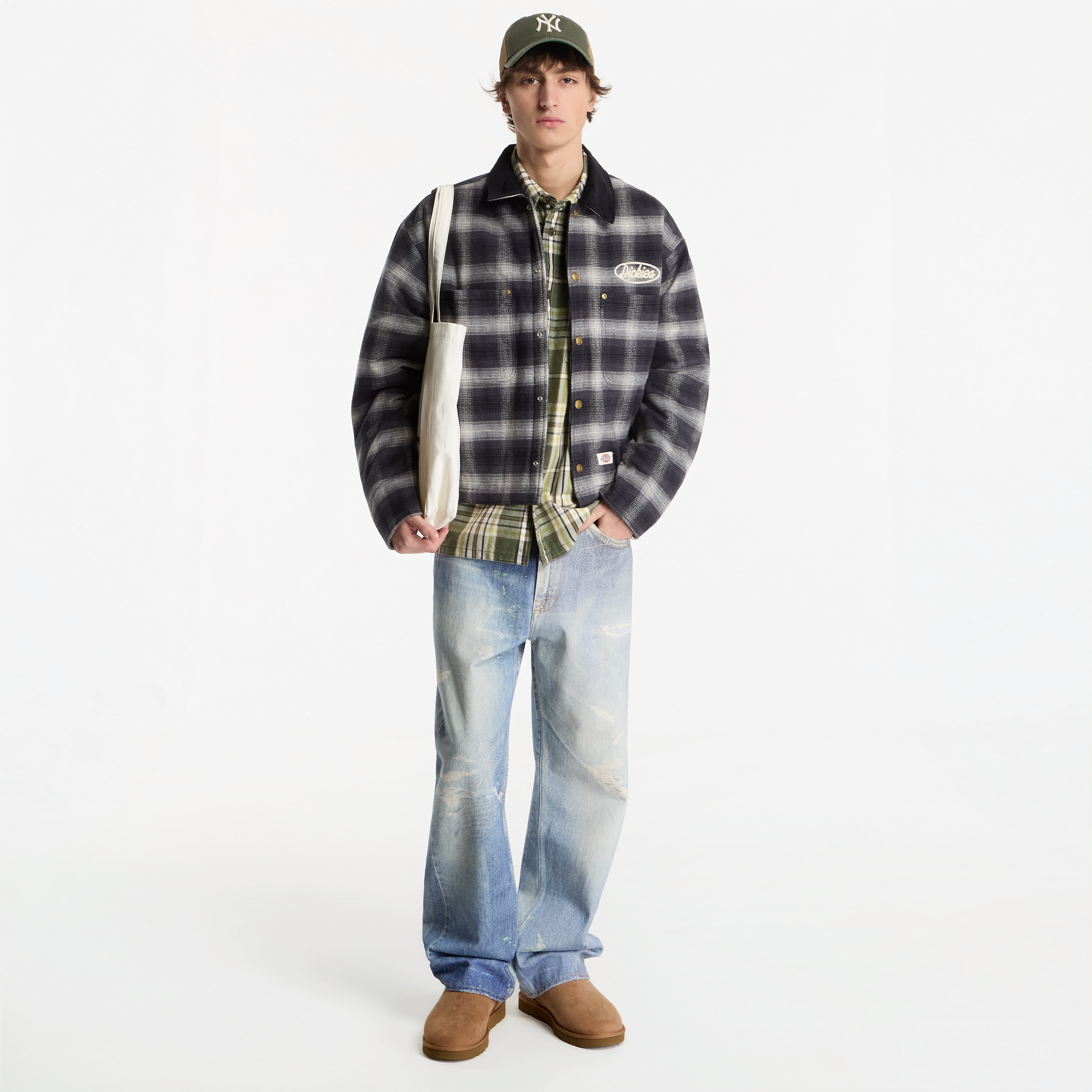 Dickies Μπουφάν Dickies Taylor Flannel Jacket Black M - 5