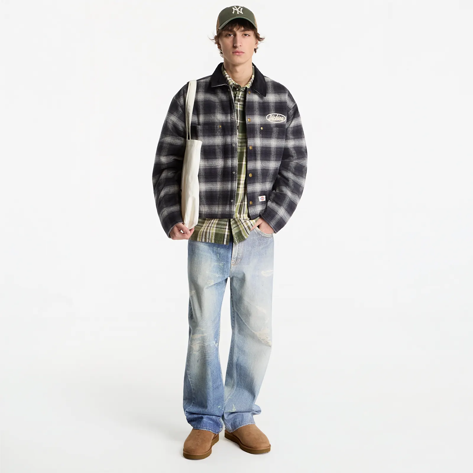 Vestes pour hommes Dickies Taylor Flannel Jacket Black