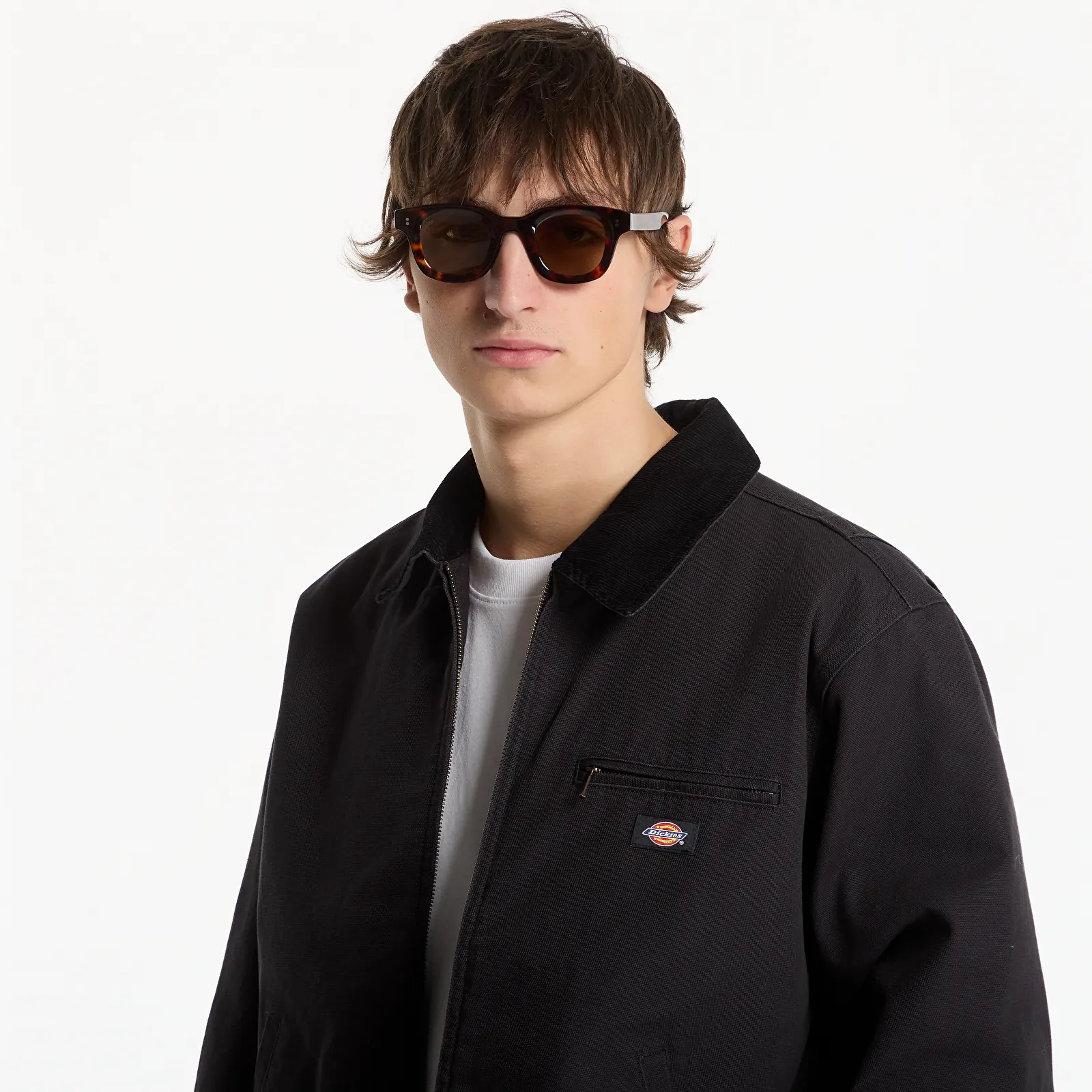 Vestes pour hommes Dickies Lined Chore Canvas Jacket Black
