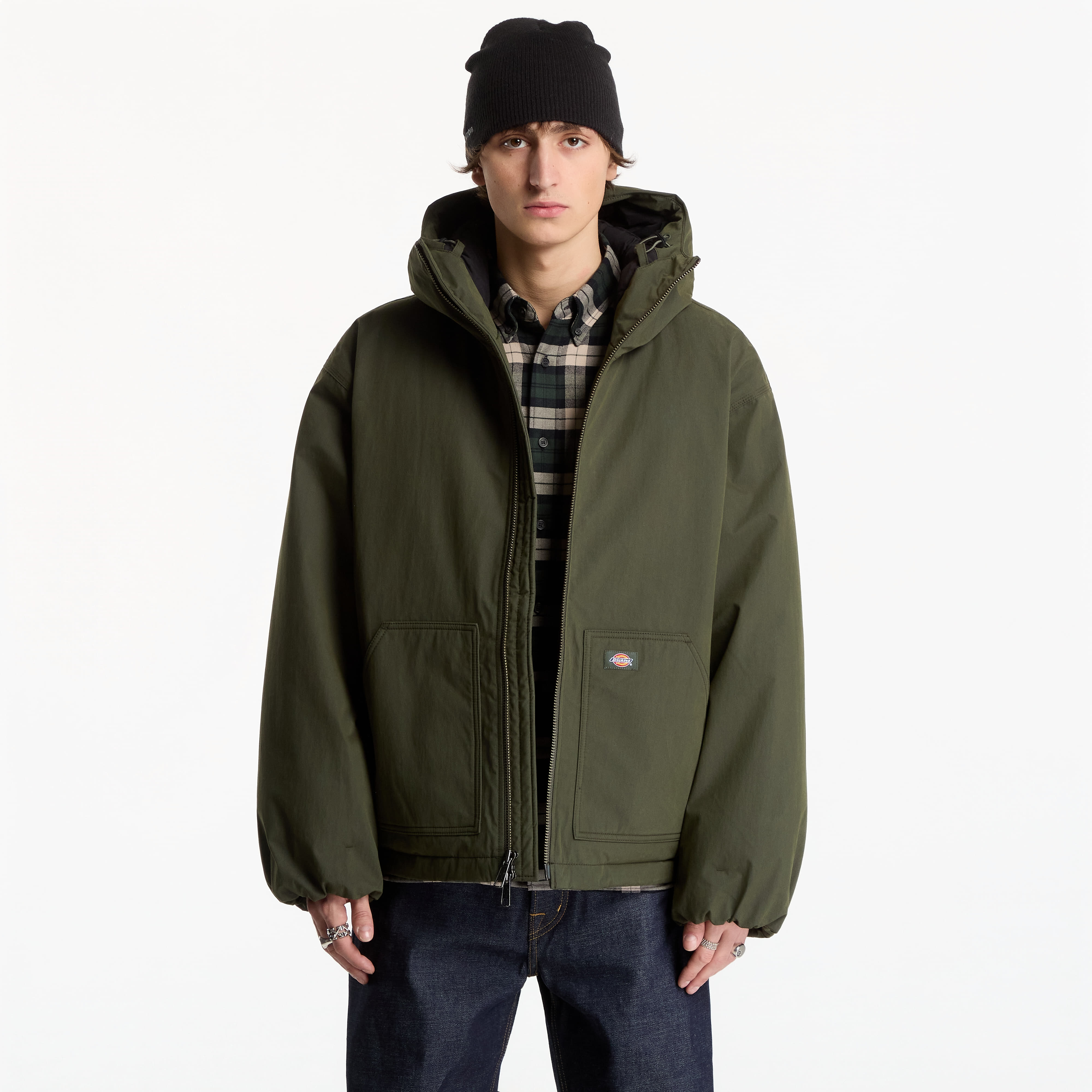Яке Dickies Safford Hooded Puffer Deep Depths S
