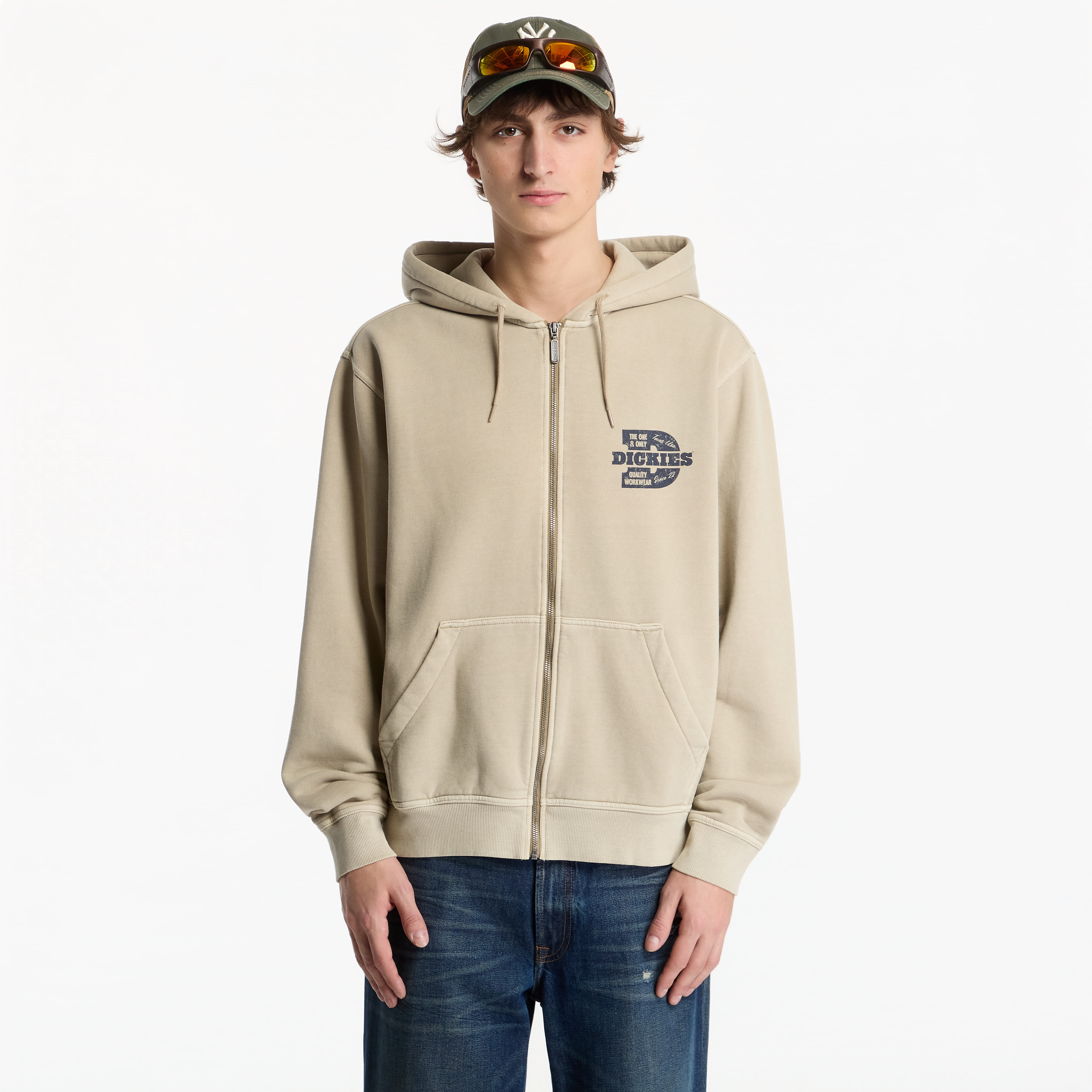 Суитшърт Dickies Minden Zipped Hoodie Desert Sand S