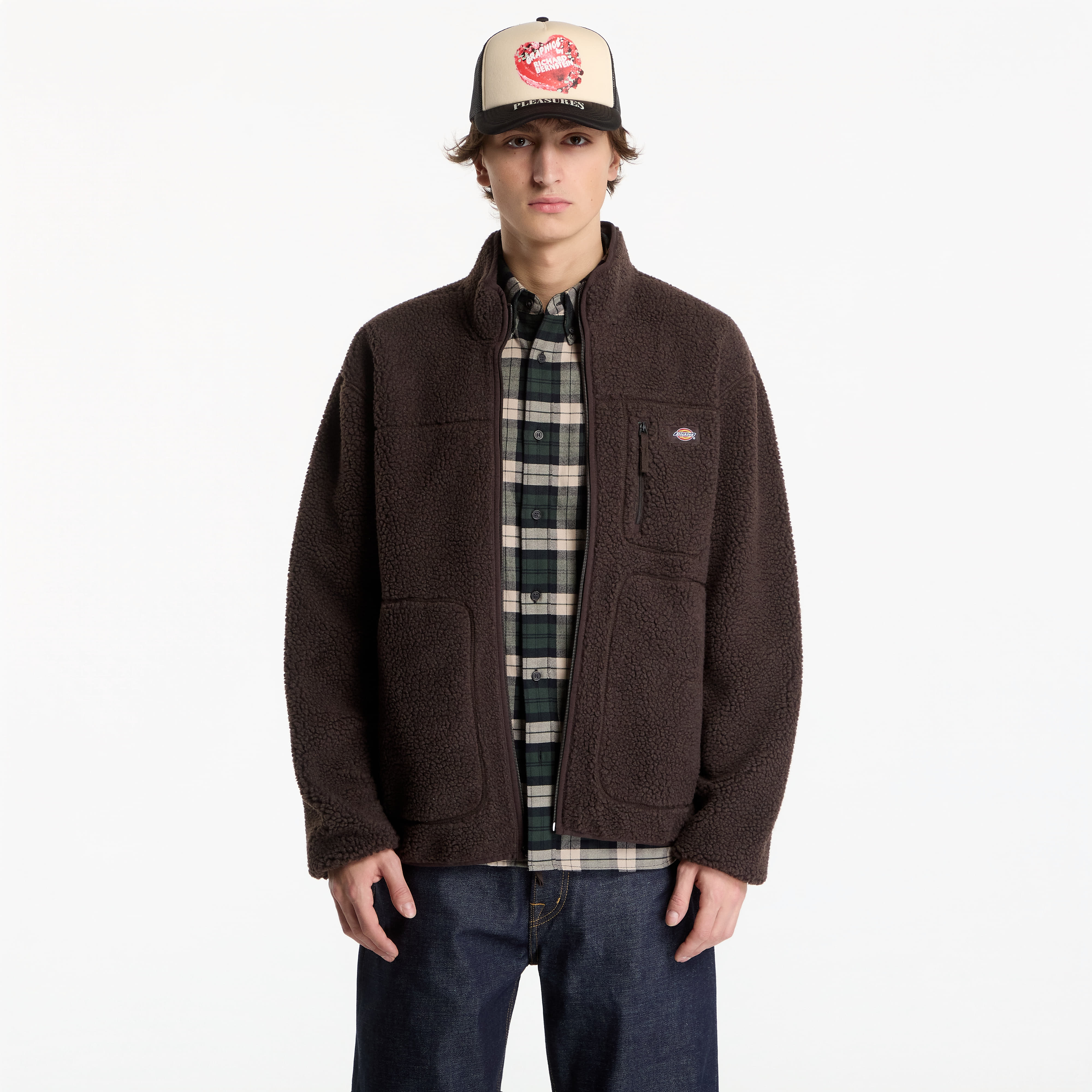 Суитшърт Dickies Mount Hope Fleece Dark Brown S