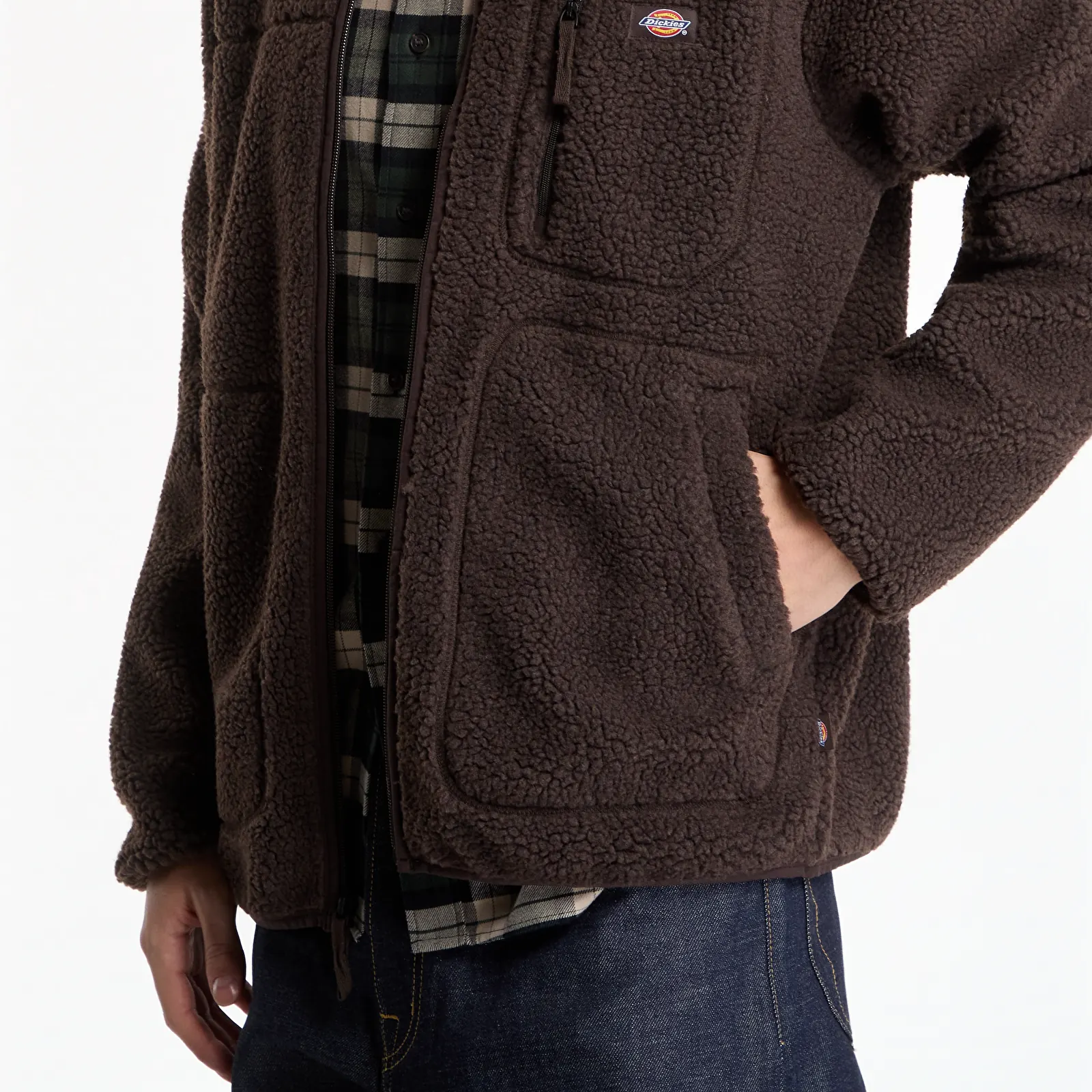 Men's sweatshirts Dickies Mount Hope Fleece Dark Brown