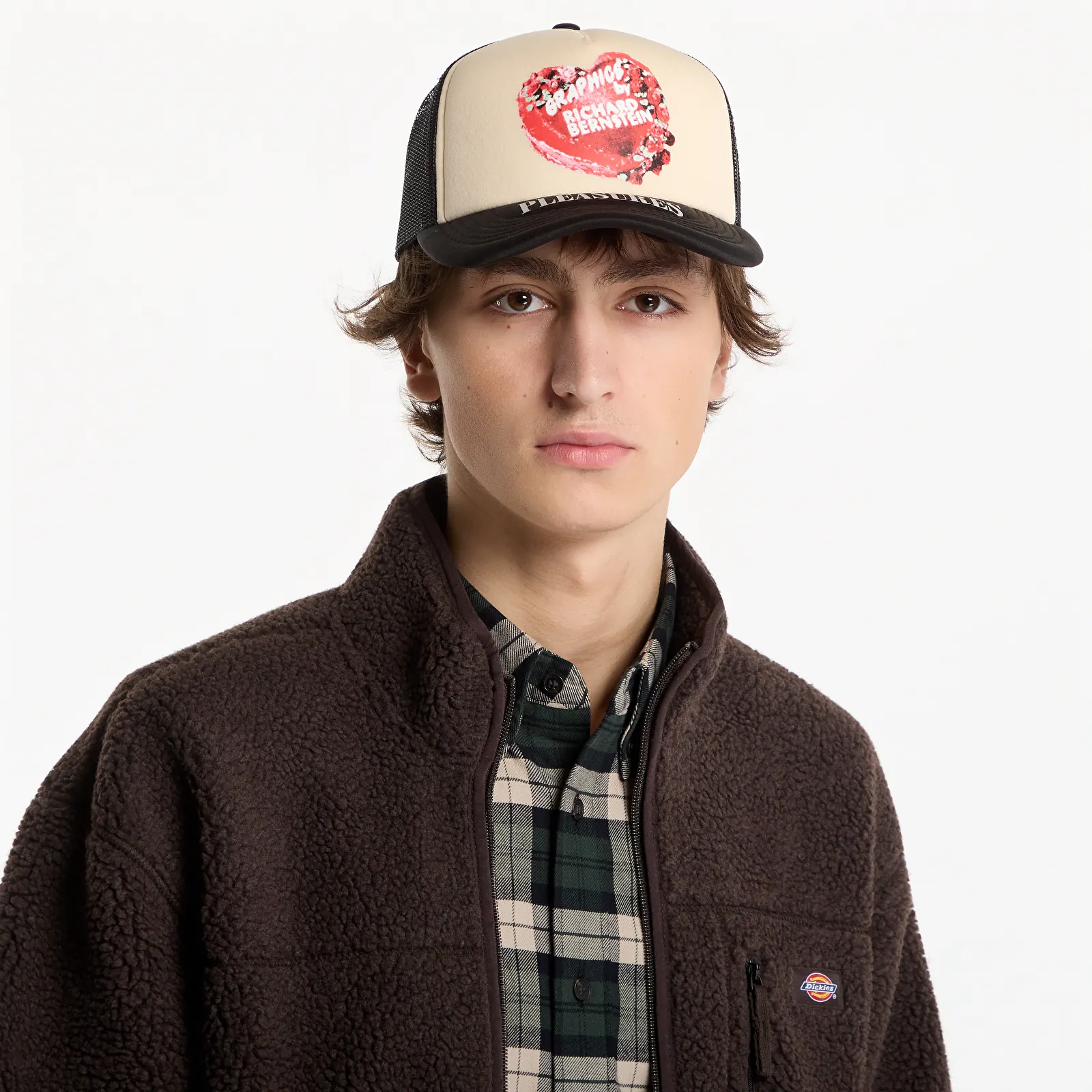 Men's sweatshirts Dickies Mount Hope Fleece Dark Brown