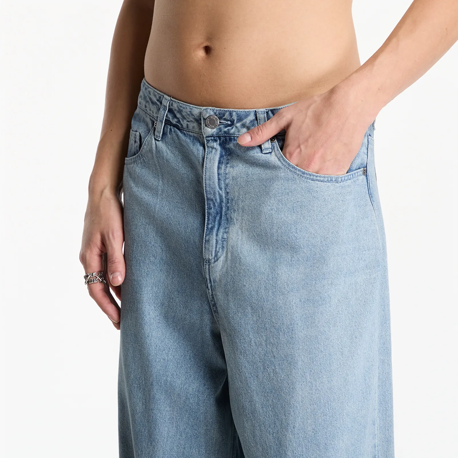Broeken voor heren Nike Sportswear Men's Indigo Jeans Blue Denim/ Haiind/ Black/ Safety Orange