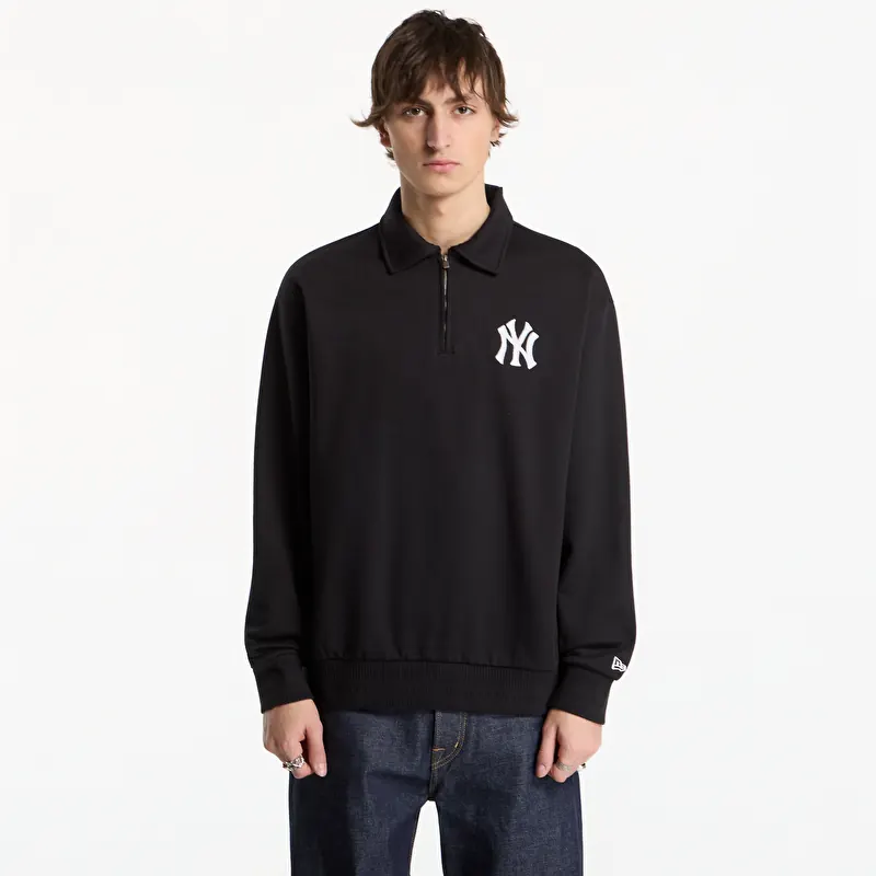 Sweatshirt New Era MLB Quarter Zip New York Yankees UNISEX Black