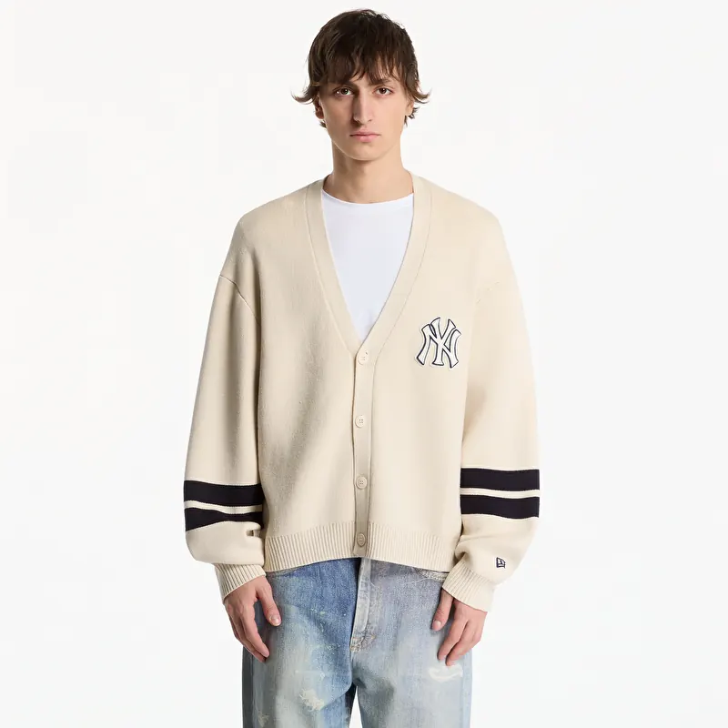 Džemperis New Era MLB Knit Cardigan New York Yankees UNISEX Light Caramel