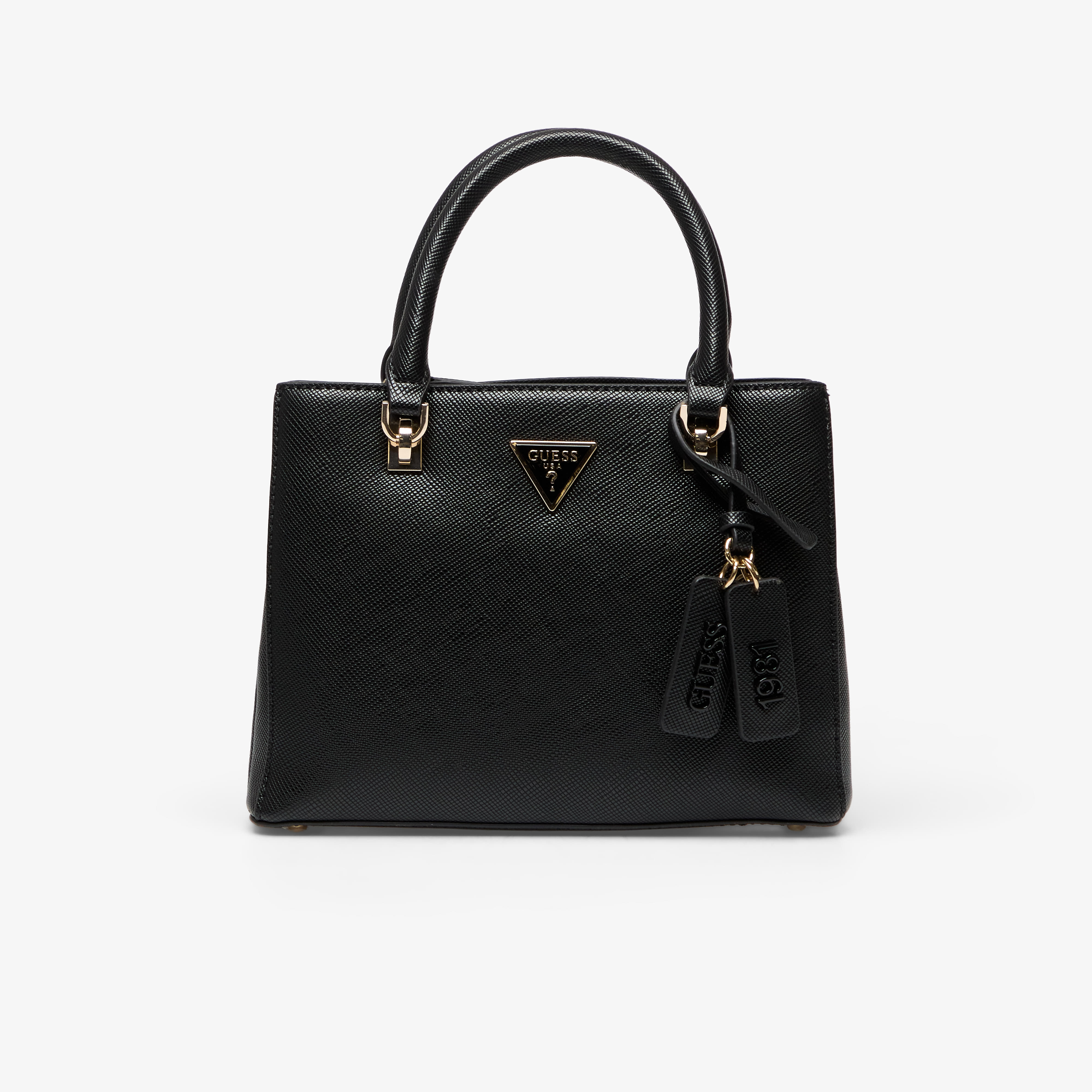 Guess Noelle II Sml Multi Comp Satchel Black Universal