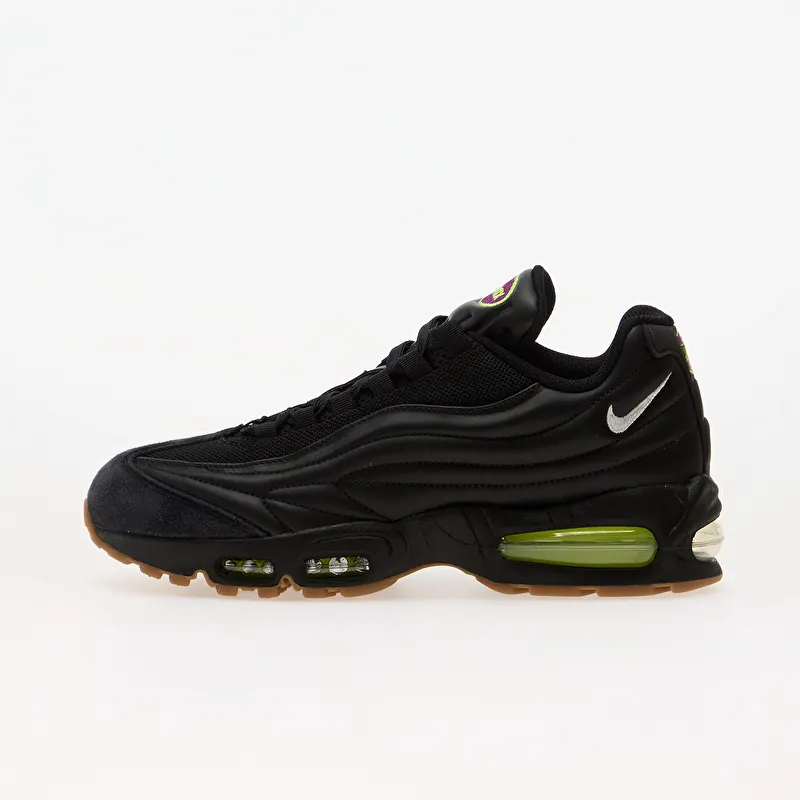 Nike Air Max 95 Big Bubble Premium Black/ White-Gum Med Brown-Volt