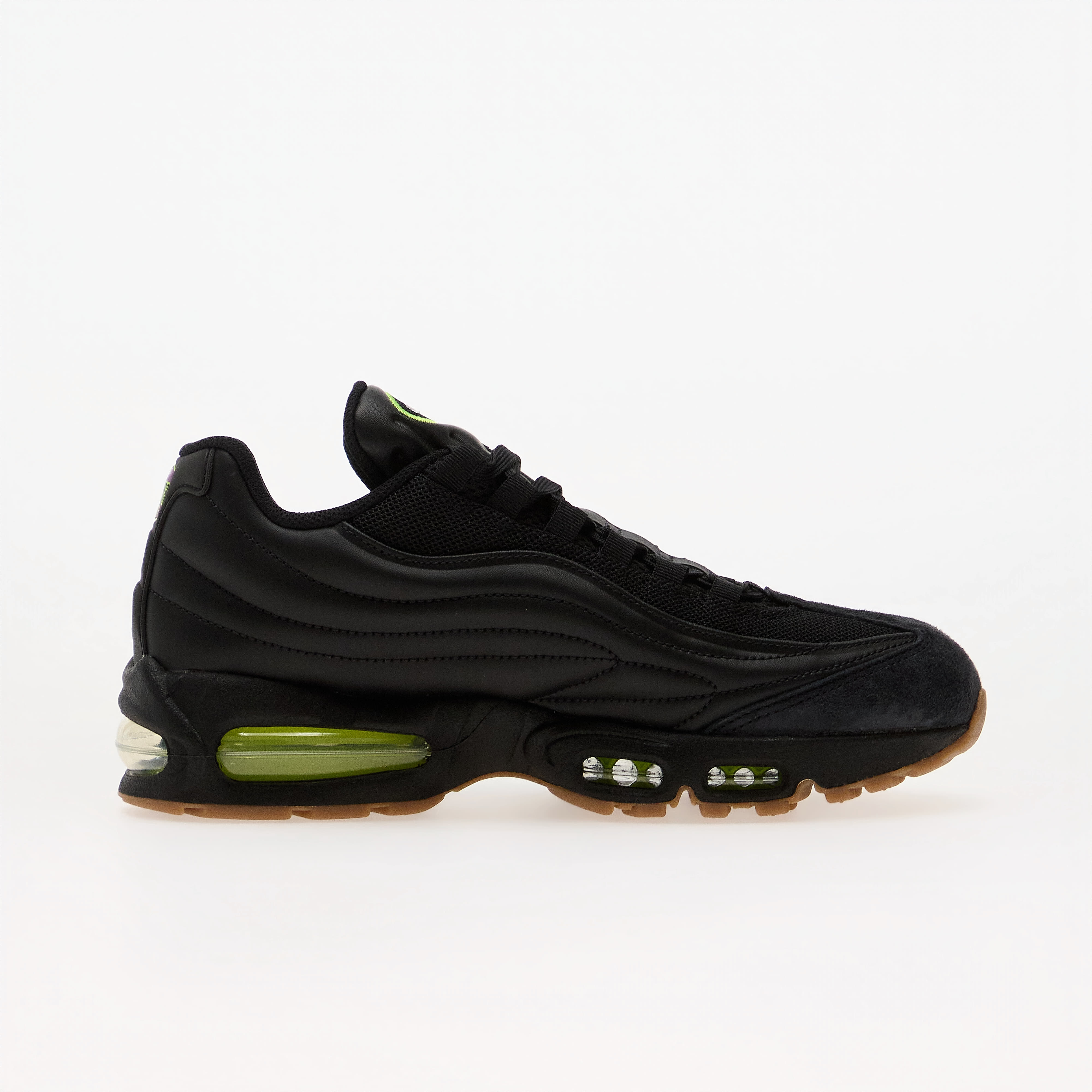 Nike Sneakers Nike Air Max 95 Big Bubble Premium Black/ White-Gum Med Brown-Volt EUR 45 - 3