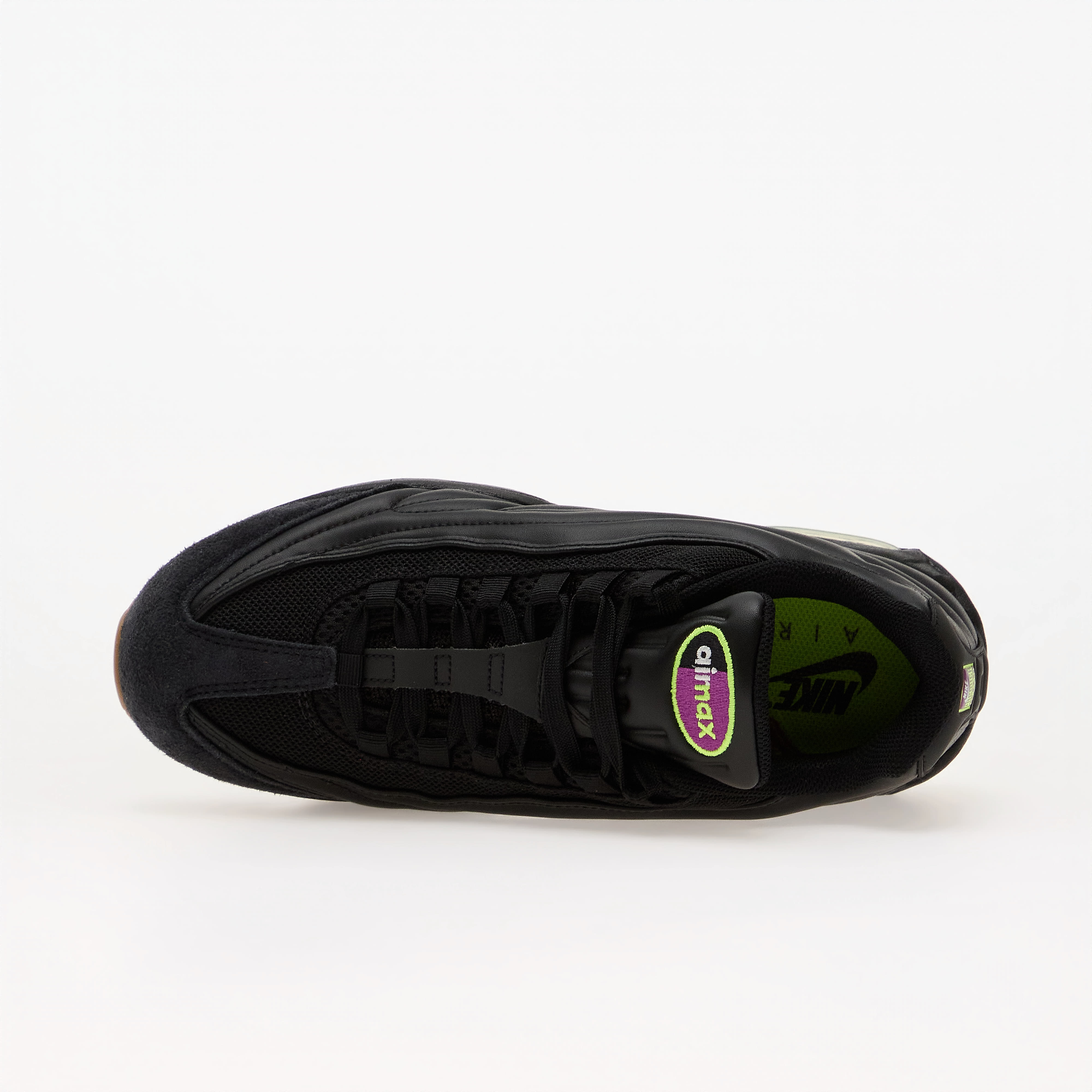 Nike Sneakers Nike Air Max 95 Big Bubble Premium Black/ White-Gum Med Brown-Volt EUR 45 - 4