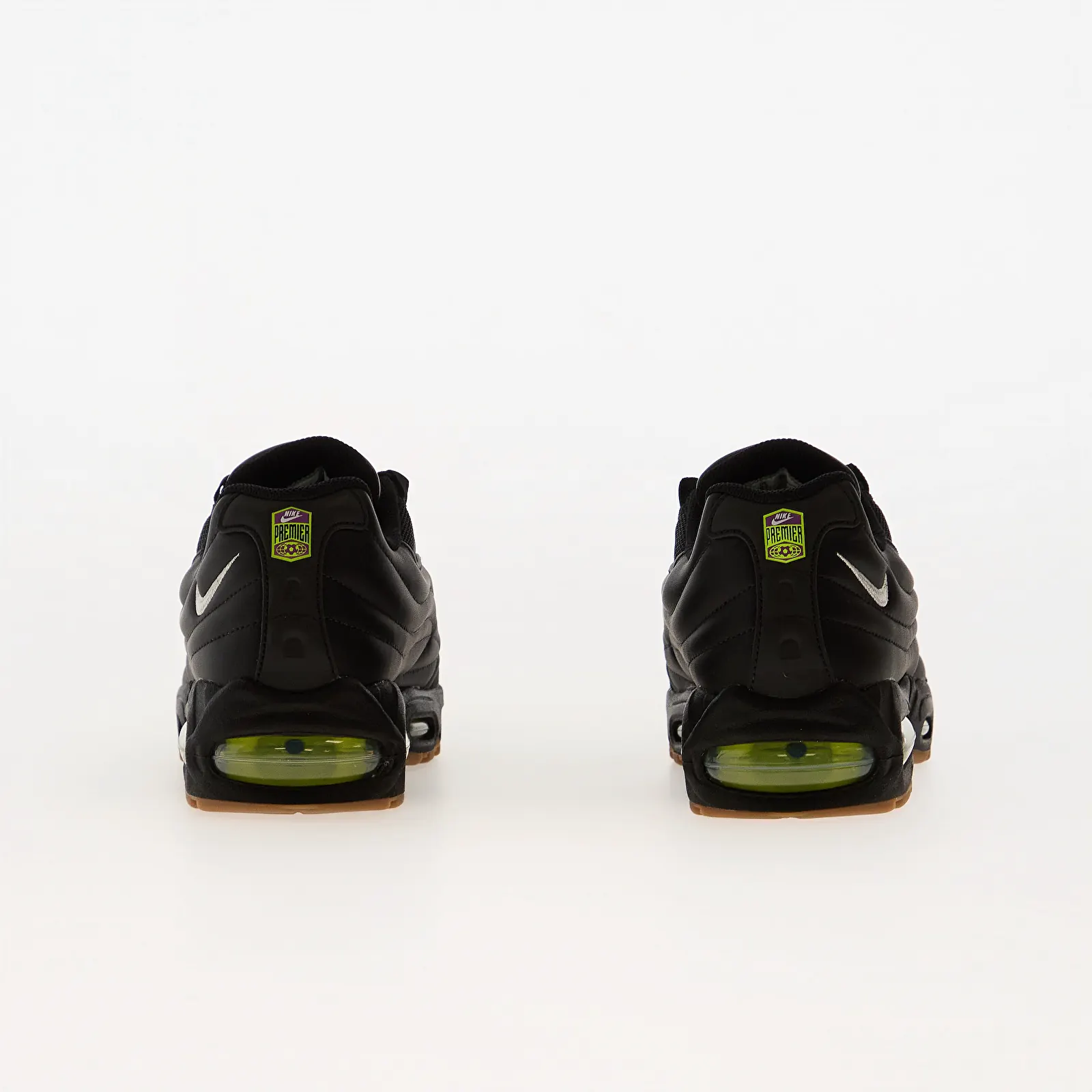 Чоловічі кросівки Nike Air Max 95 Big Bubble Premium Black/ White-Gum Med Brown-Volt