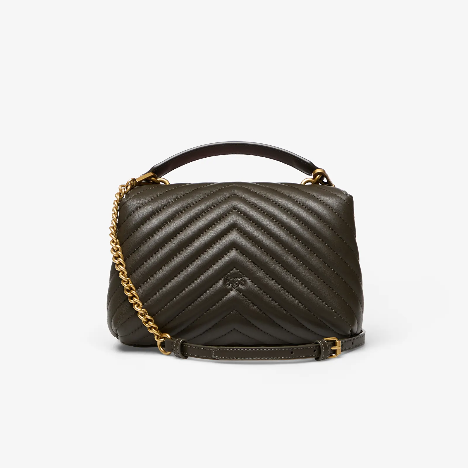 Сумки Pinko Love Lady Puff Mini Cl Sheep Nappa Verde Fang