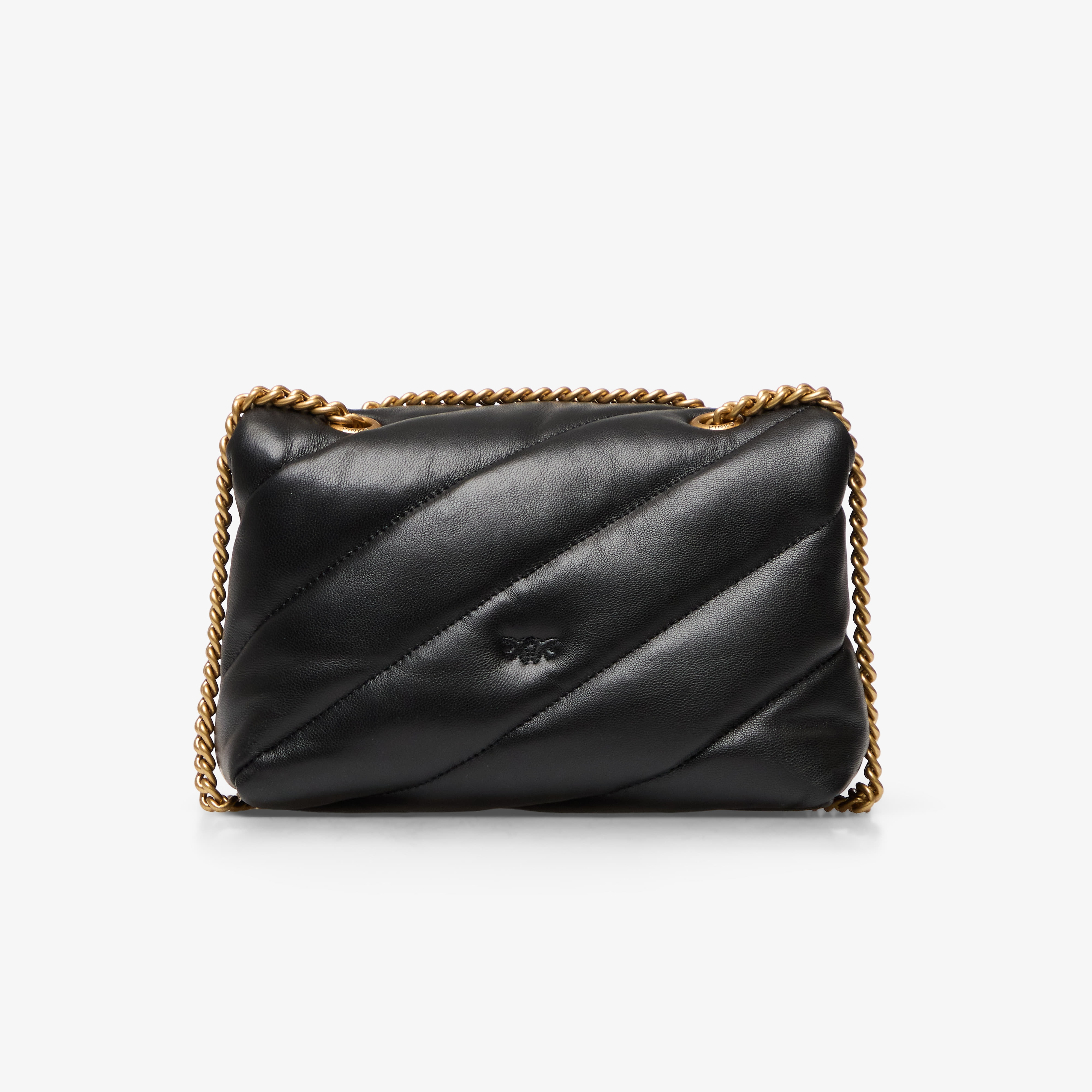 Pinko Pinko Love Mini Puff Cl Sheep Nappa Black Universal - 2