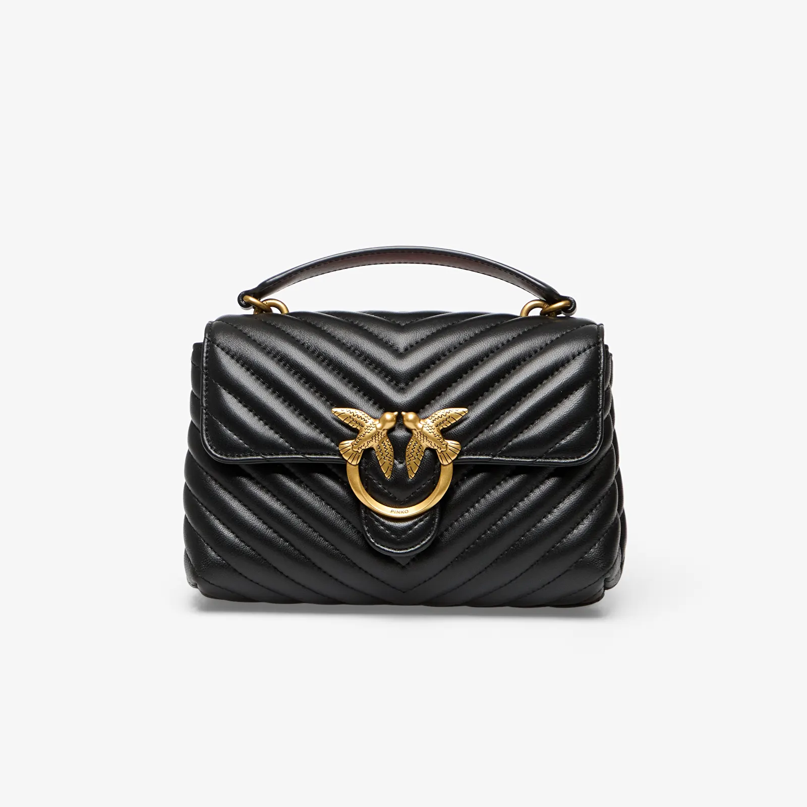 Handtaschen Pinko Love Lady Puff Mini Cl Sheep Nappa Black