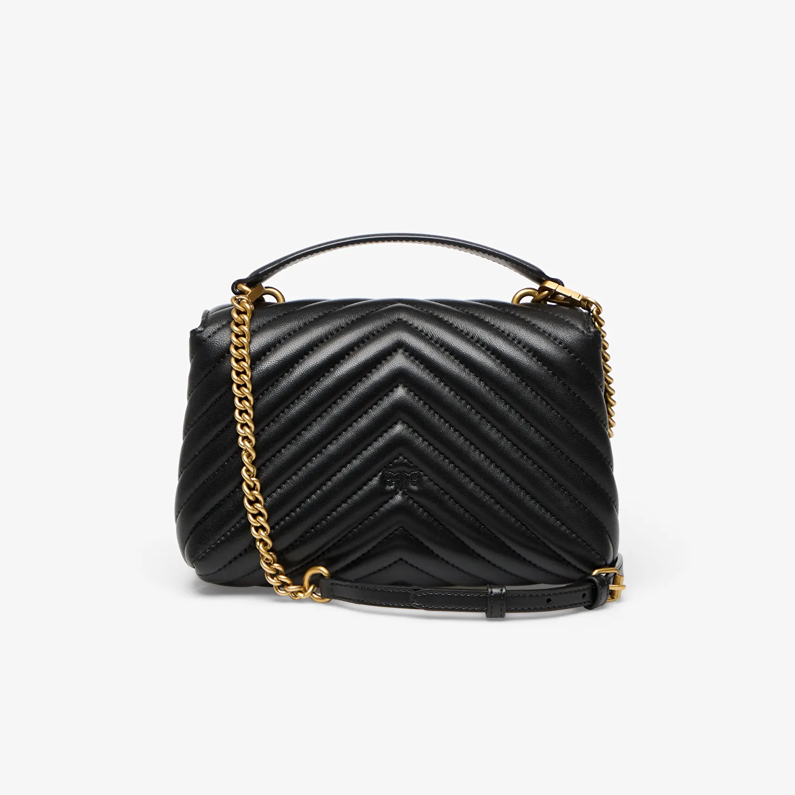Handtaschen Pinko Love Lady Puff Mini Cl Sheep Nappa Black