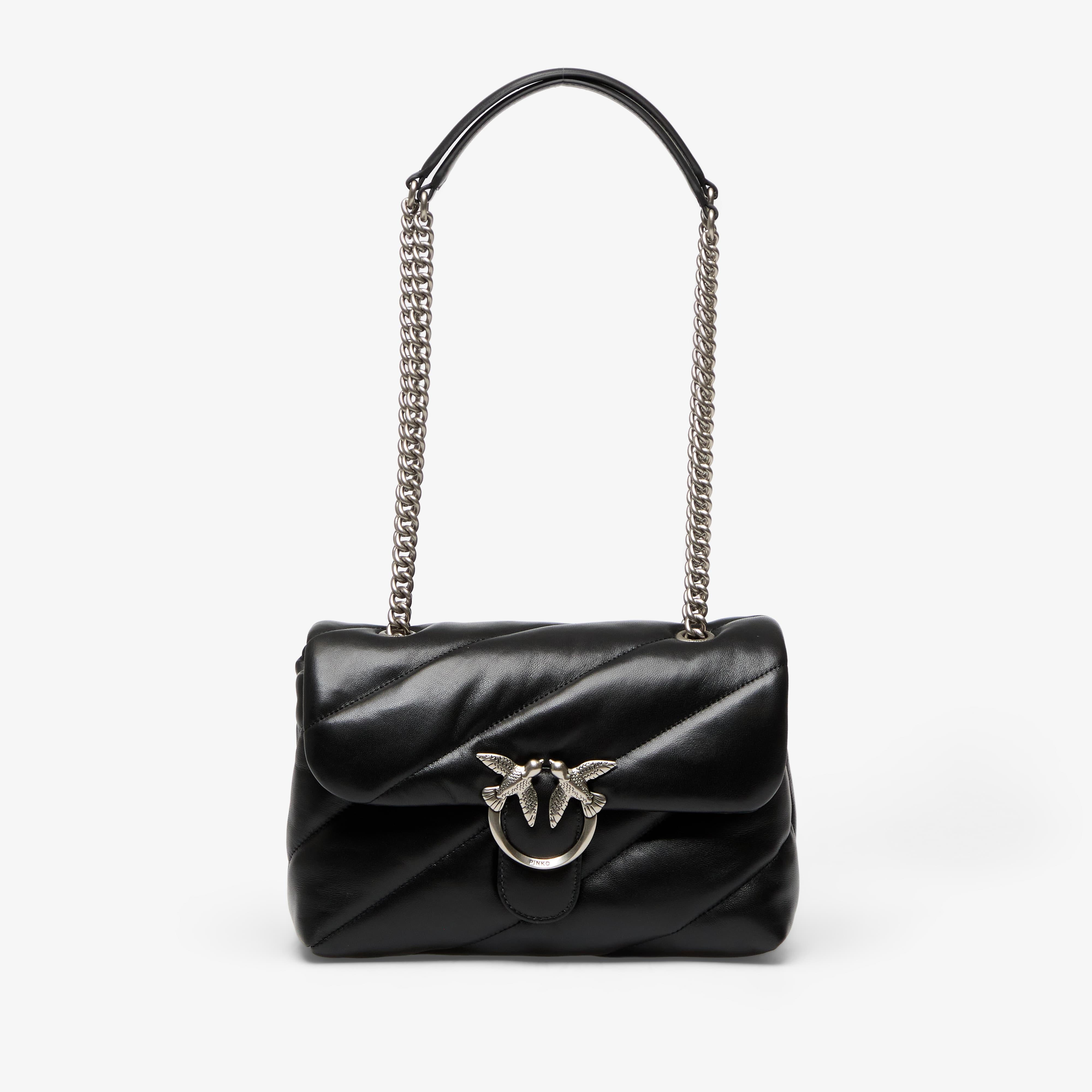 Pinko Love Puff Classic Cl Sheep Nappa Black Universal