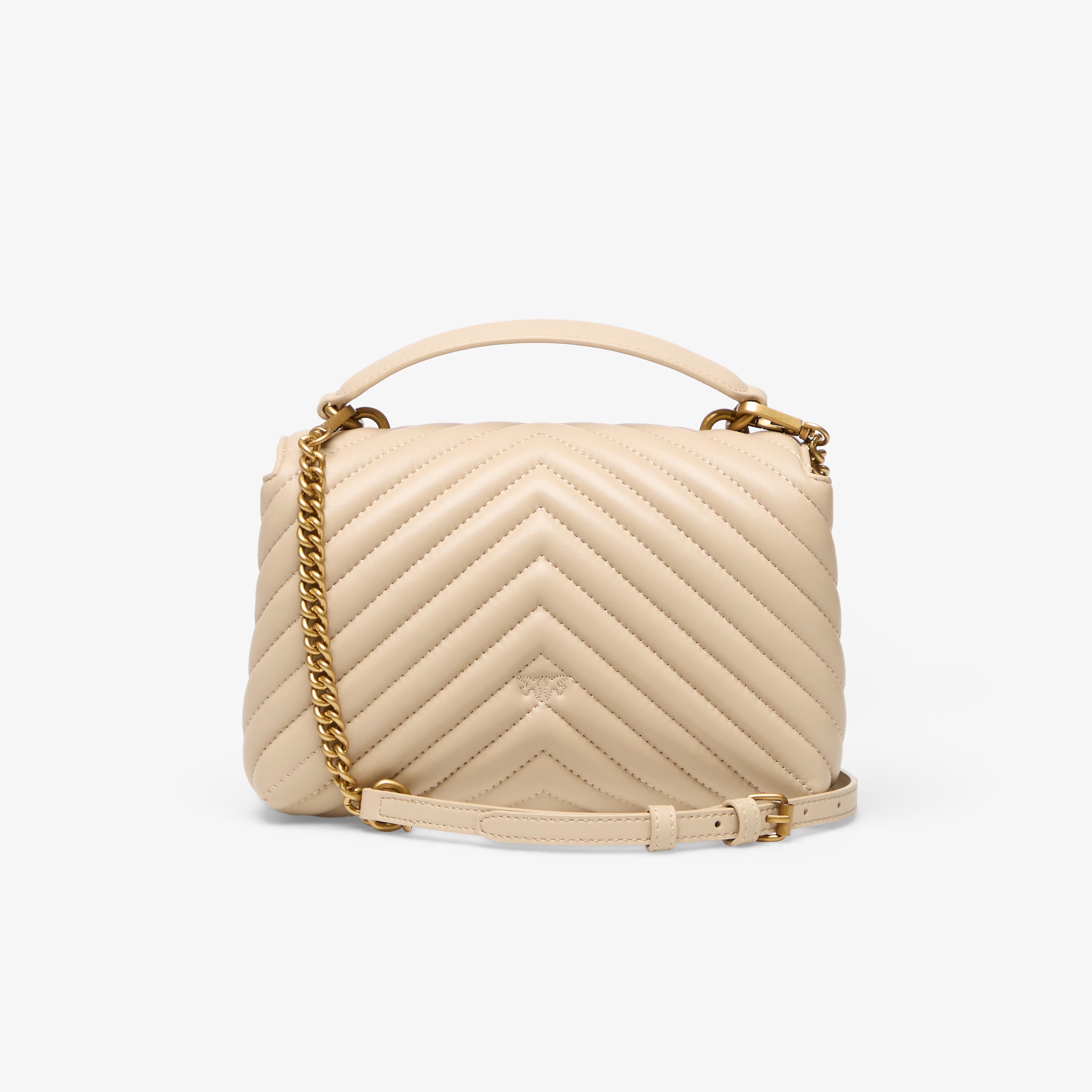 Pinko Pinko Love Lady Puff Mini Cl Sheep Nappa Antique Gold-coloured Universal - 2