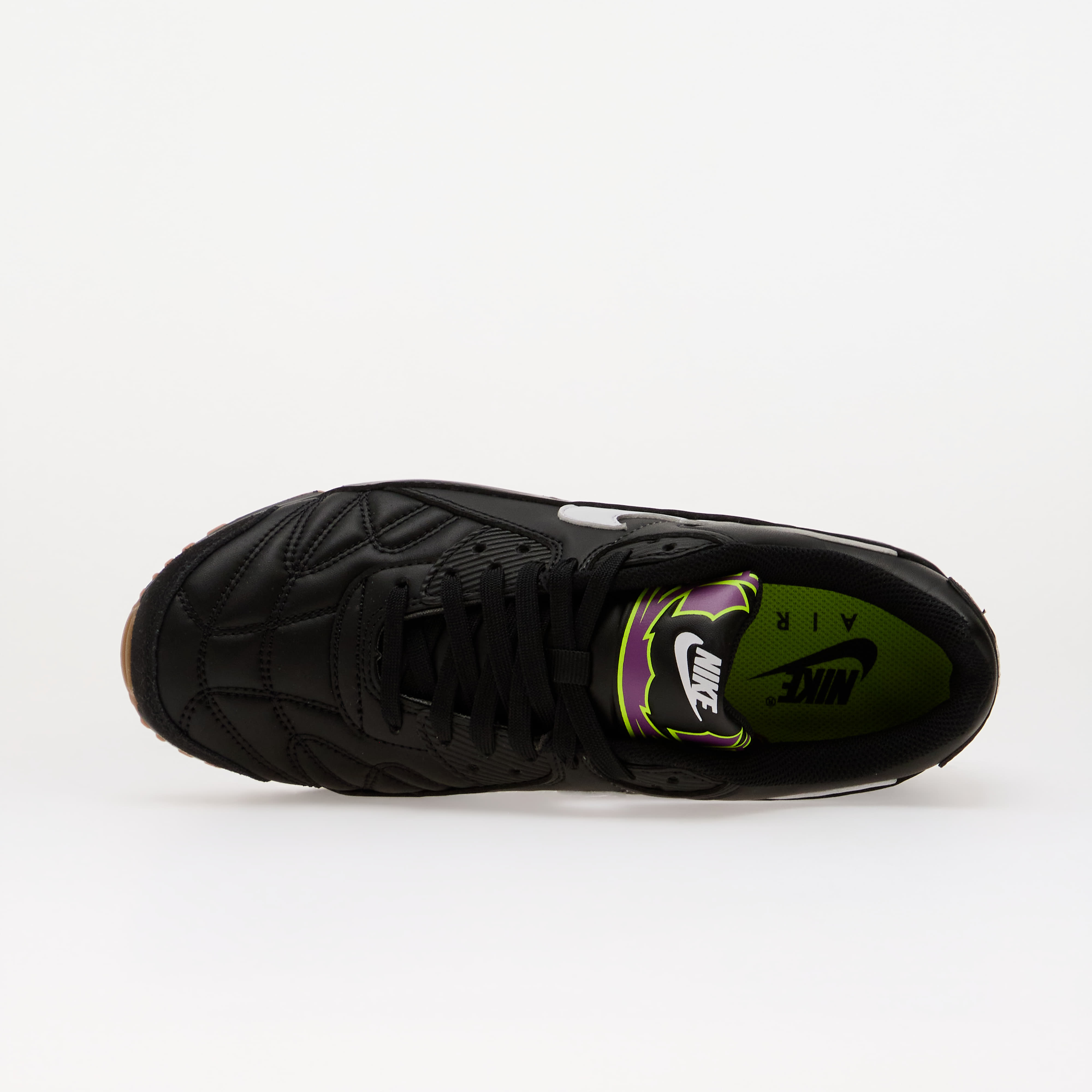 Nike Sneakers Nike Air Max 90 Premium Black/ White-Gum Med Brown-Volt EUR 43 - 4