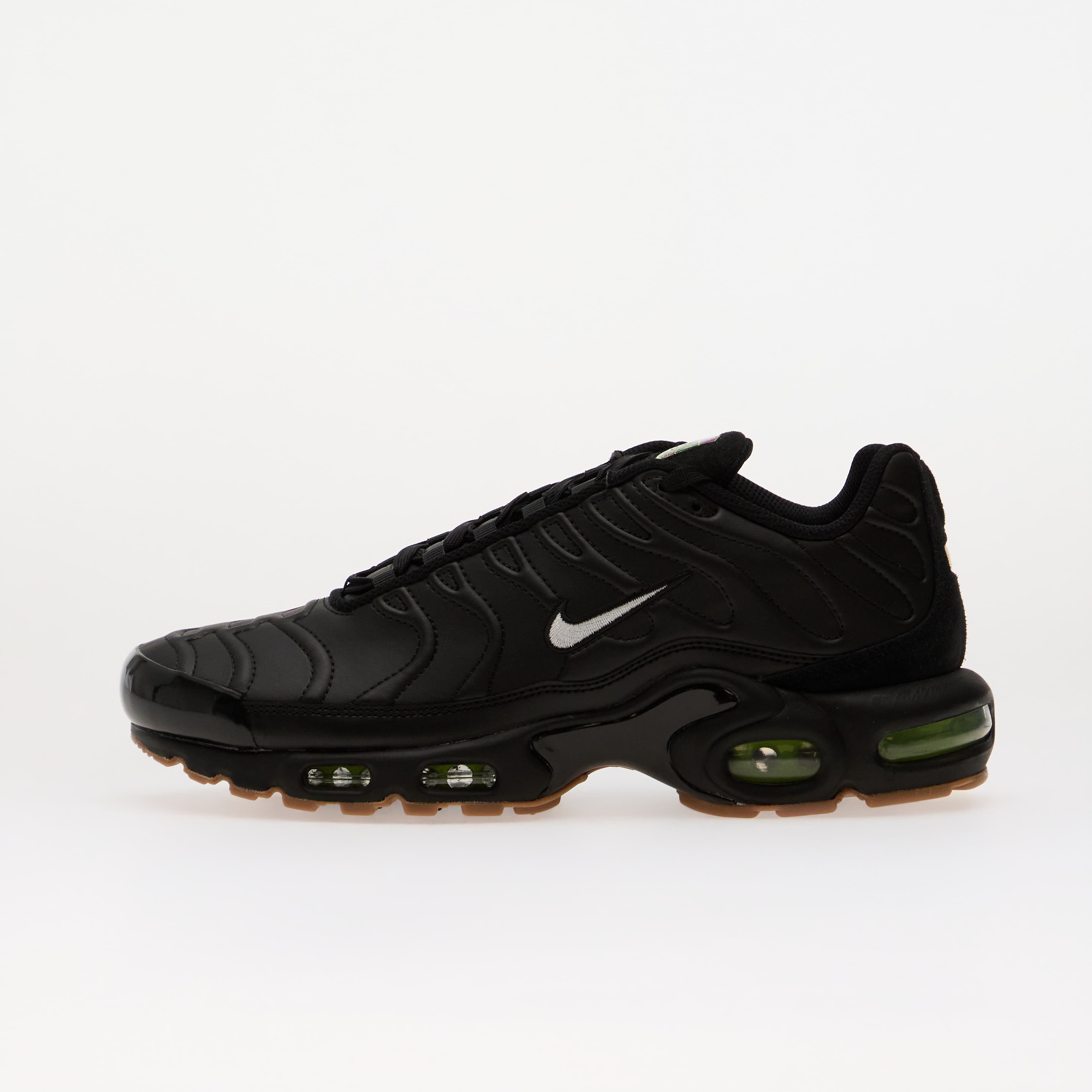 Tenisky Nike Air Max Plus TN Black/ White-Gum Med Brown-Volt