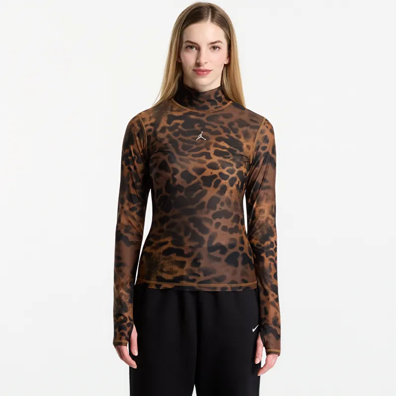 T-shirt Jordan Flight Long-Sleeve Mesh Top Lt British Tan