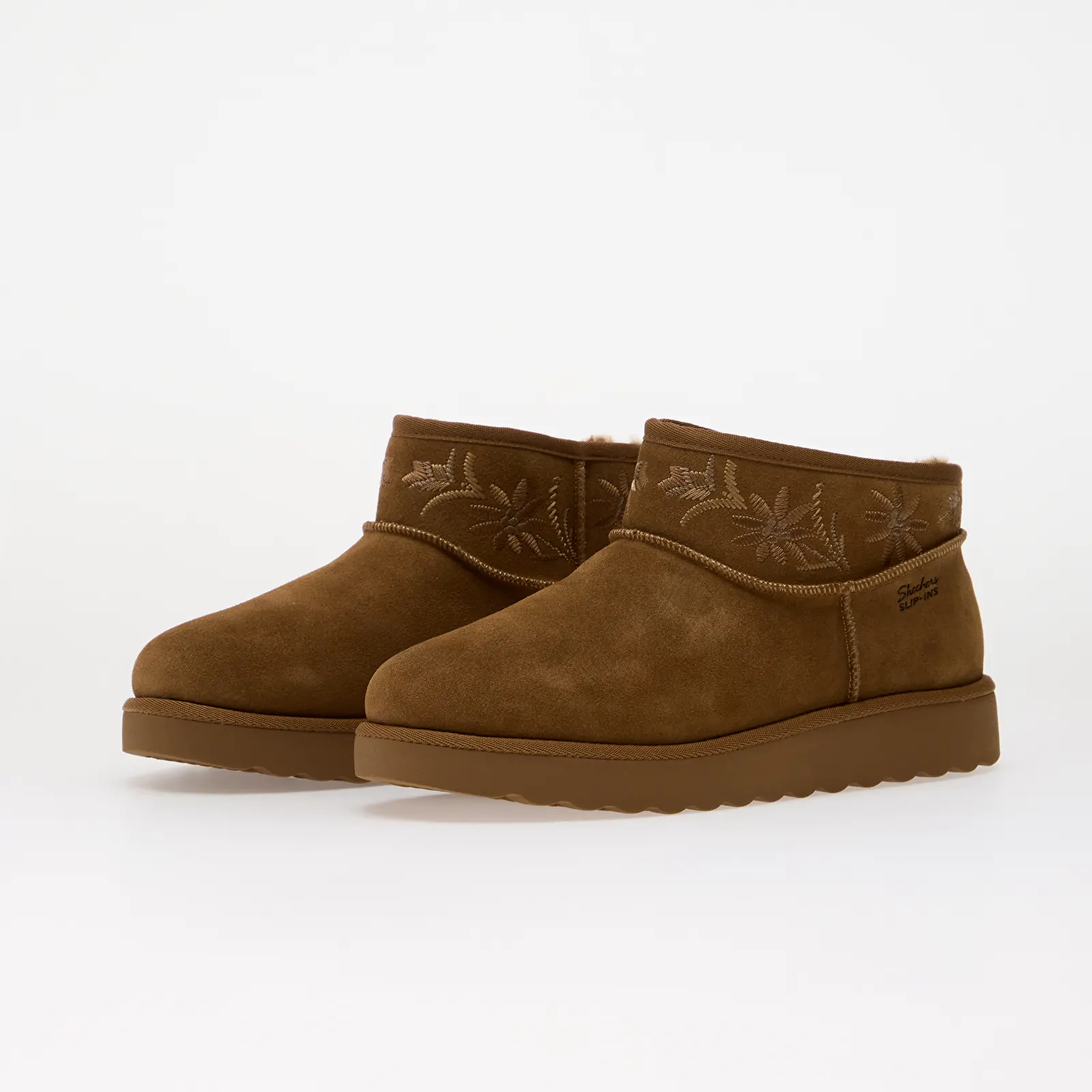 Жіноче взуття Skechers Cozy Chateau - Cozy Mini Blos Chestnut