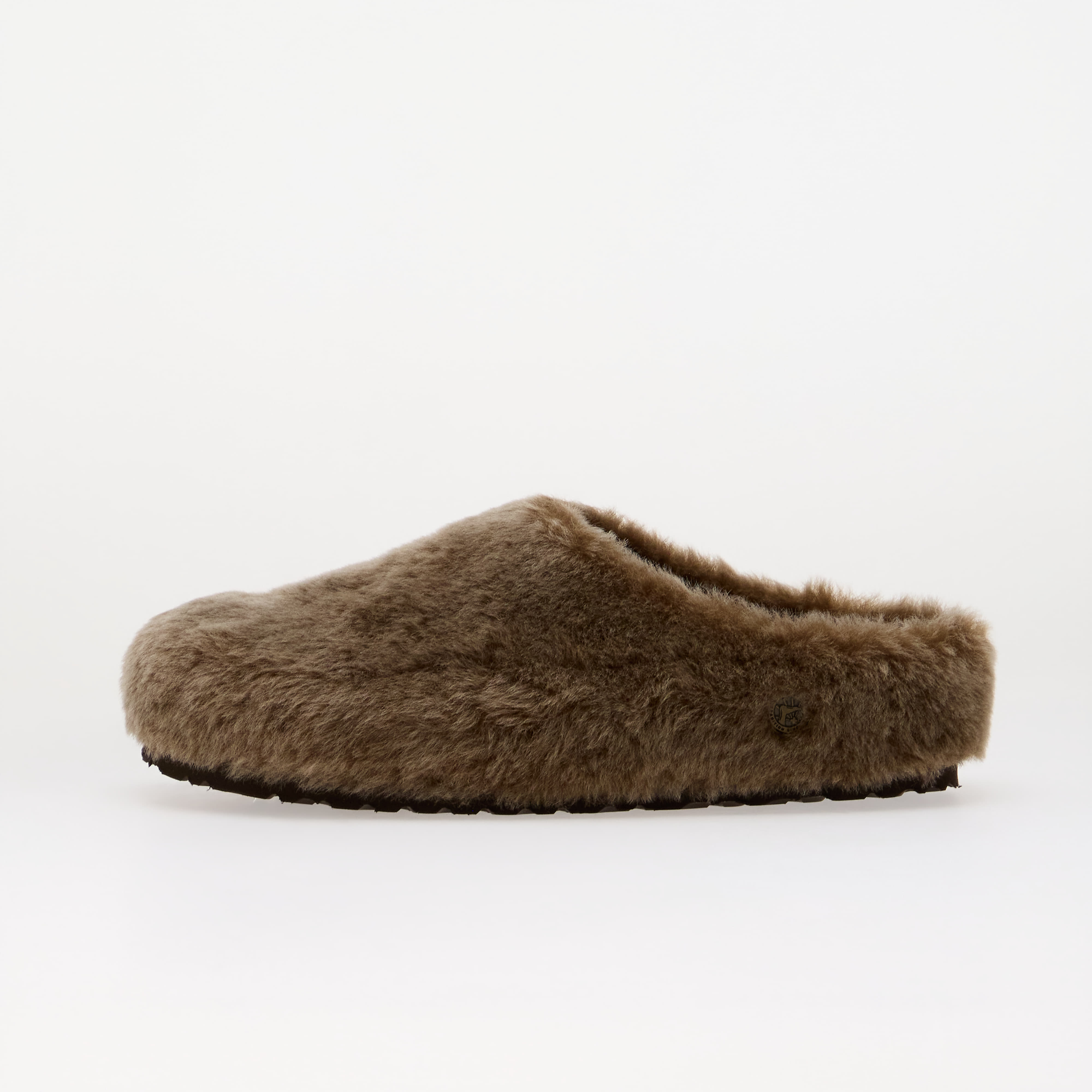 Boty Birkenstock Amsterdam Wrapped Shearling Gray Taupe
