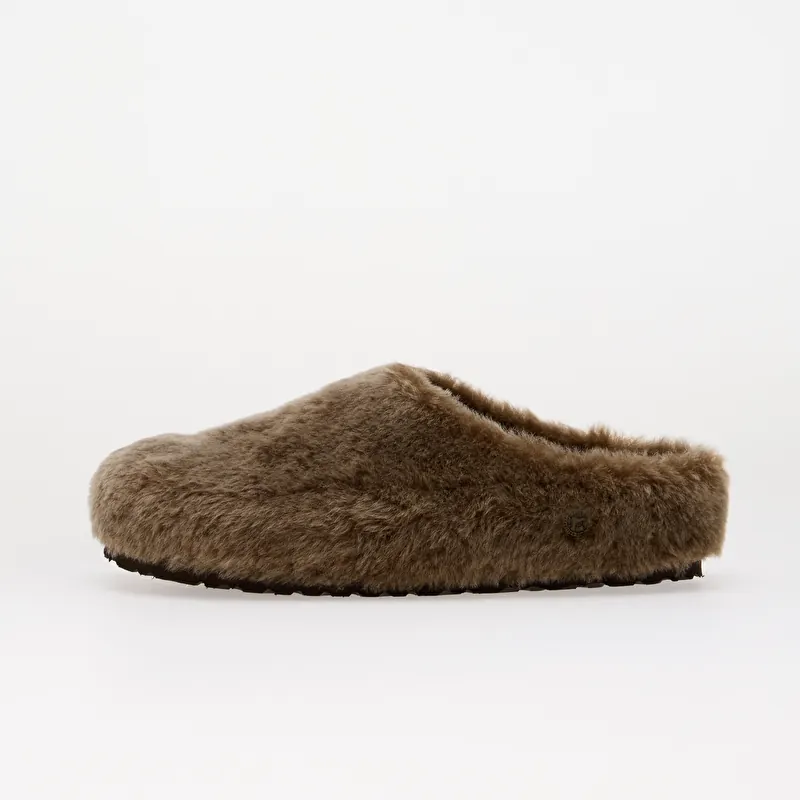 Birkenstock Amsterdam Wrapped Shearling Gray Taupe