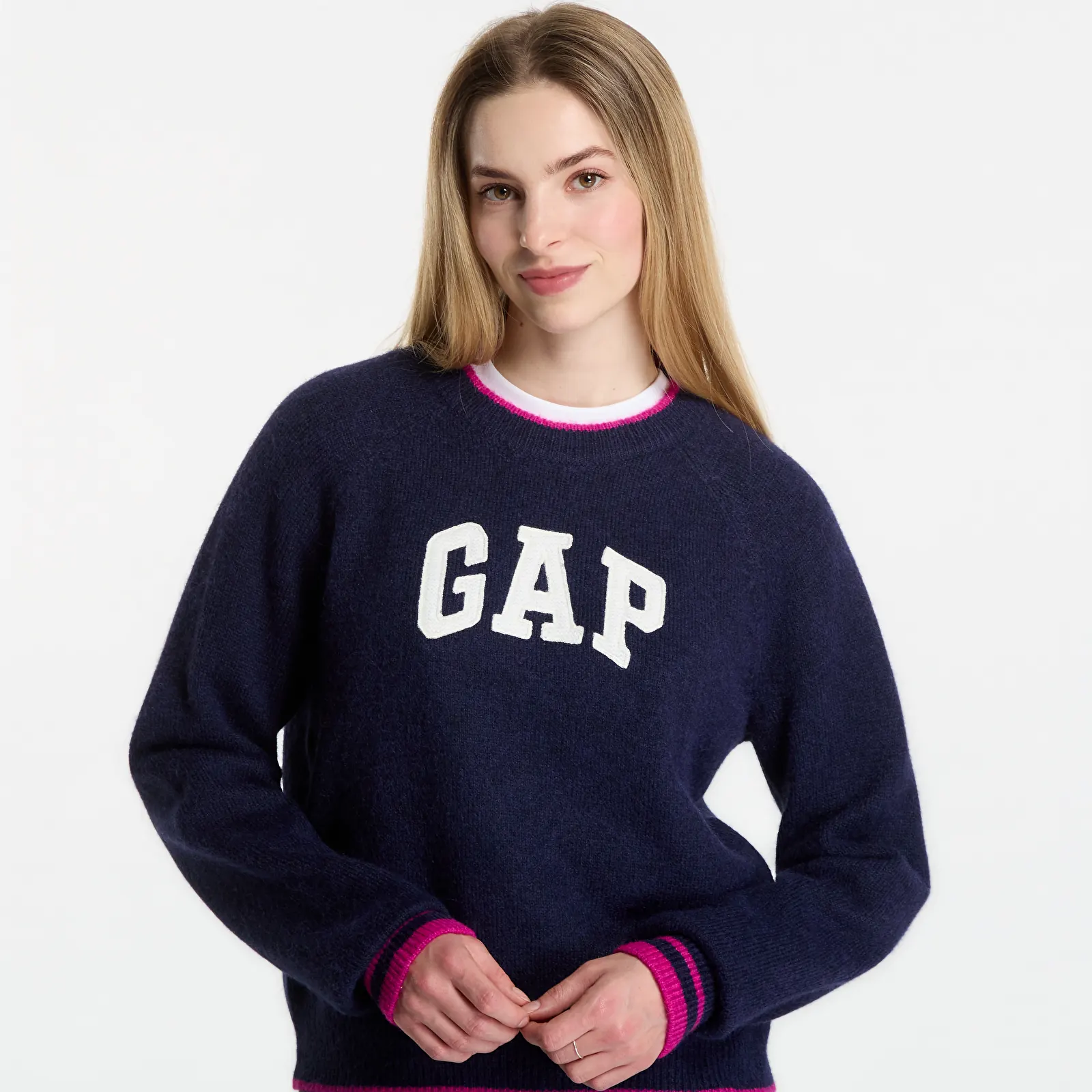 Светри і джемпери GAP Logo Sweater Navy