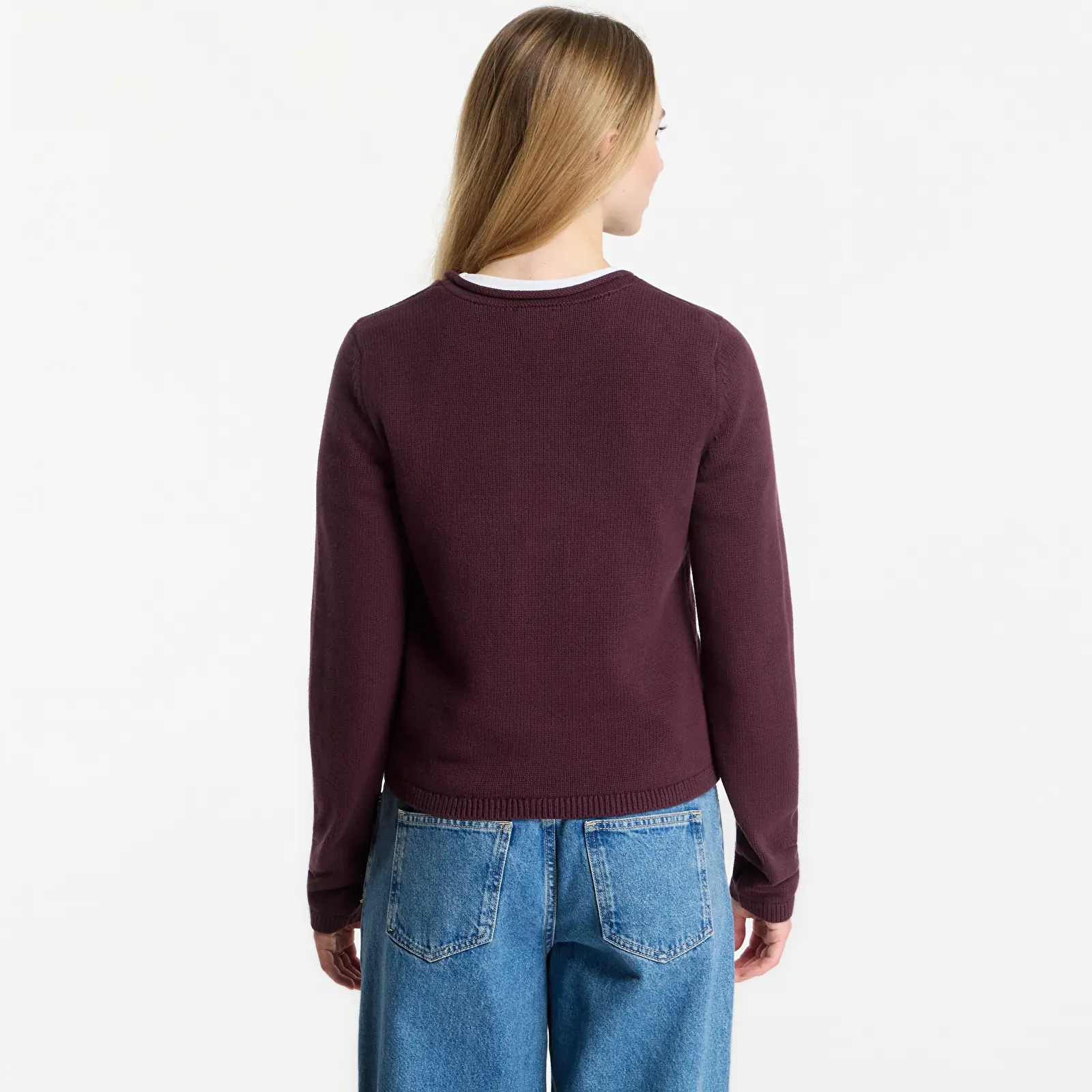 Gensere GAP Cotton Brannan Bear Sweater Purple