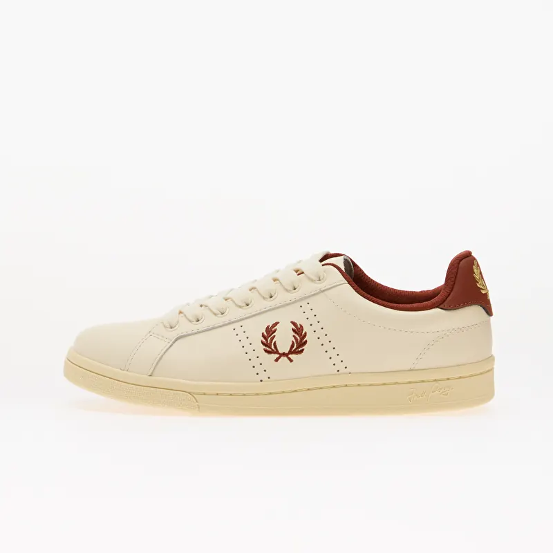 FRED PERRY B721 Leather Ecru