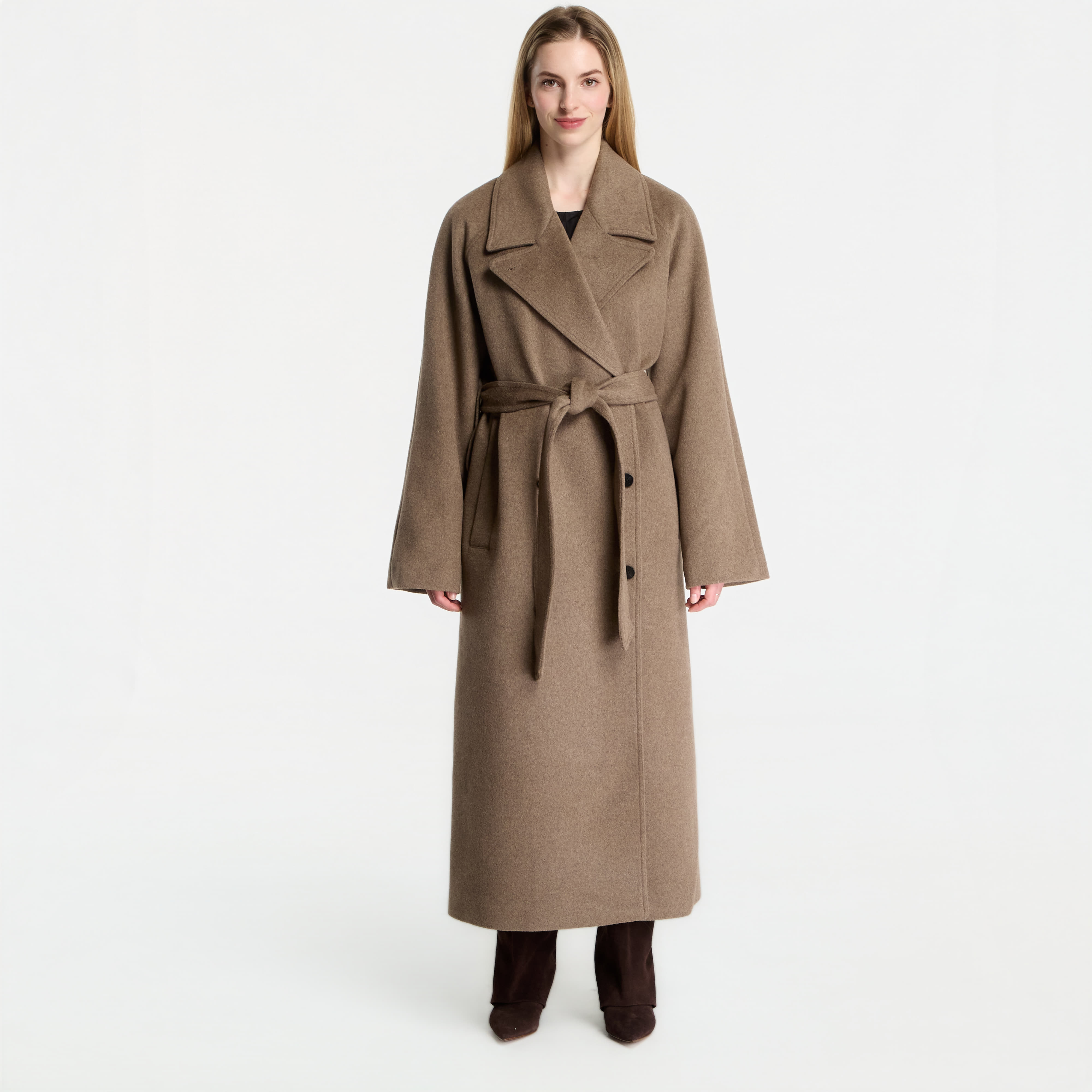 Палто Samsøe Samsøe Sahannen Coat Lead Gray Mel. L